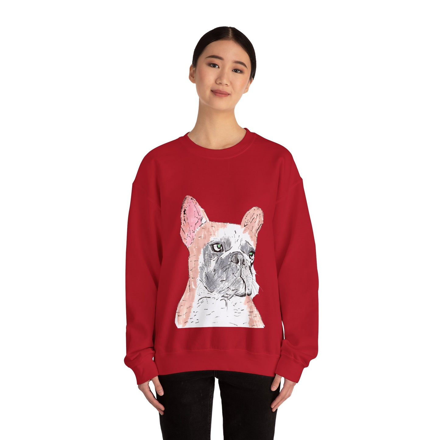 French Bulldog Art Sweatshirt - Cozy Unisex Crewneck for Dog Lovers
