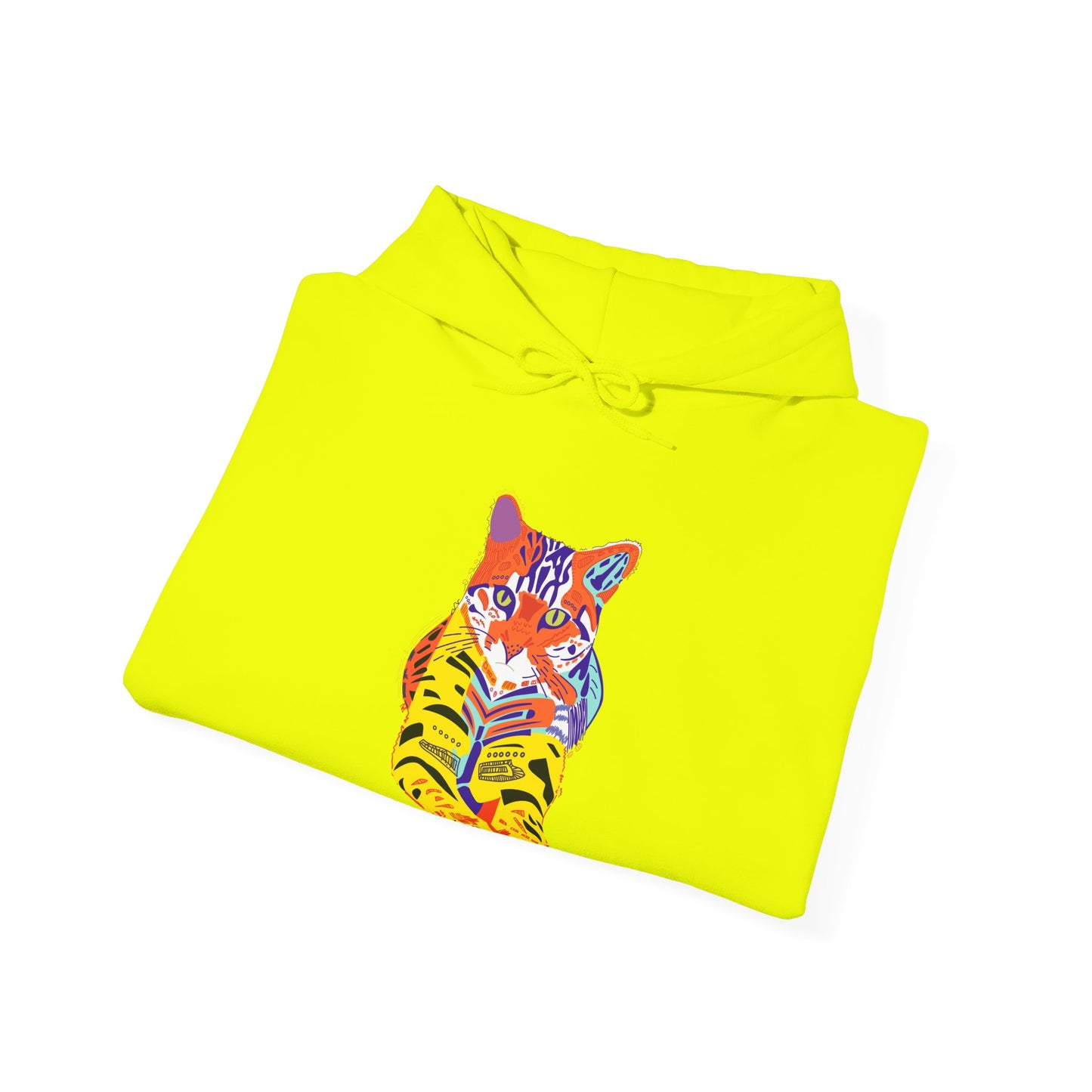 Tiger Cat Unisex Heavy Blend™ Hooded Sweatshirt
