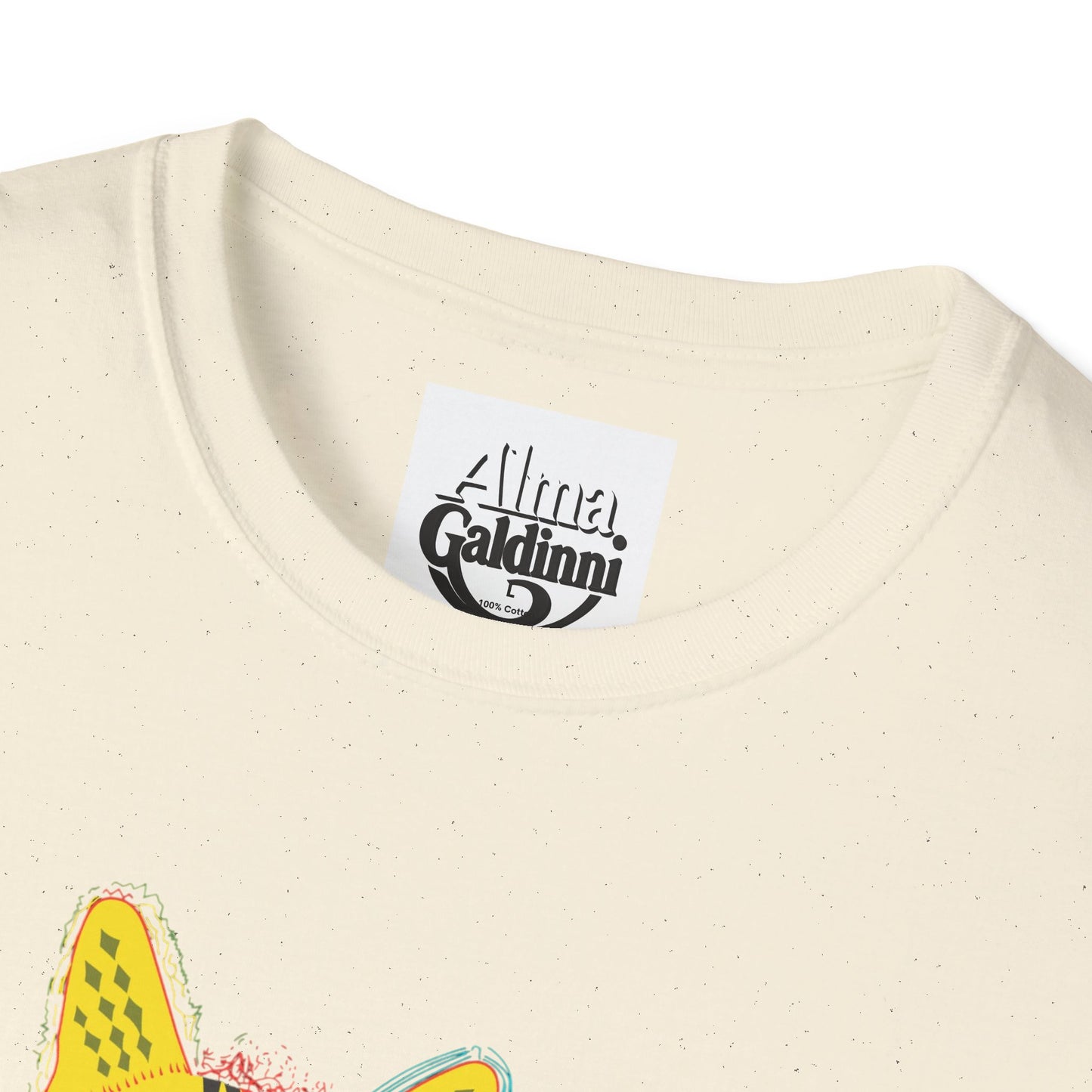 Yellow Cat Unisex Softstyle T-Shirt
