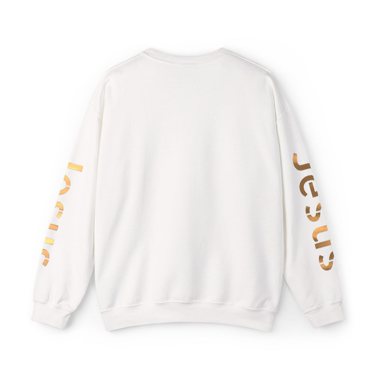 Jesus Gold Script Crewneck Sweatshirt