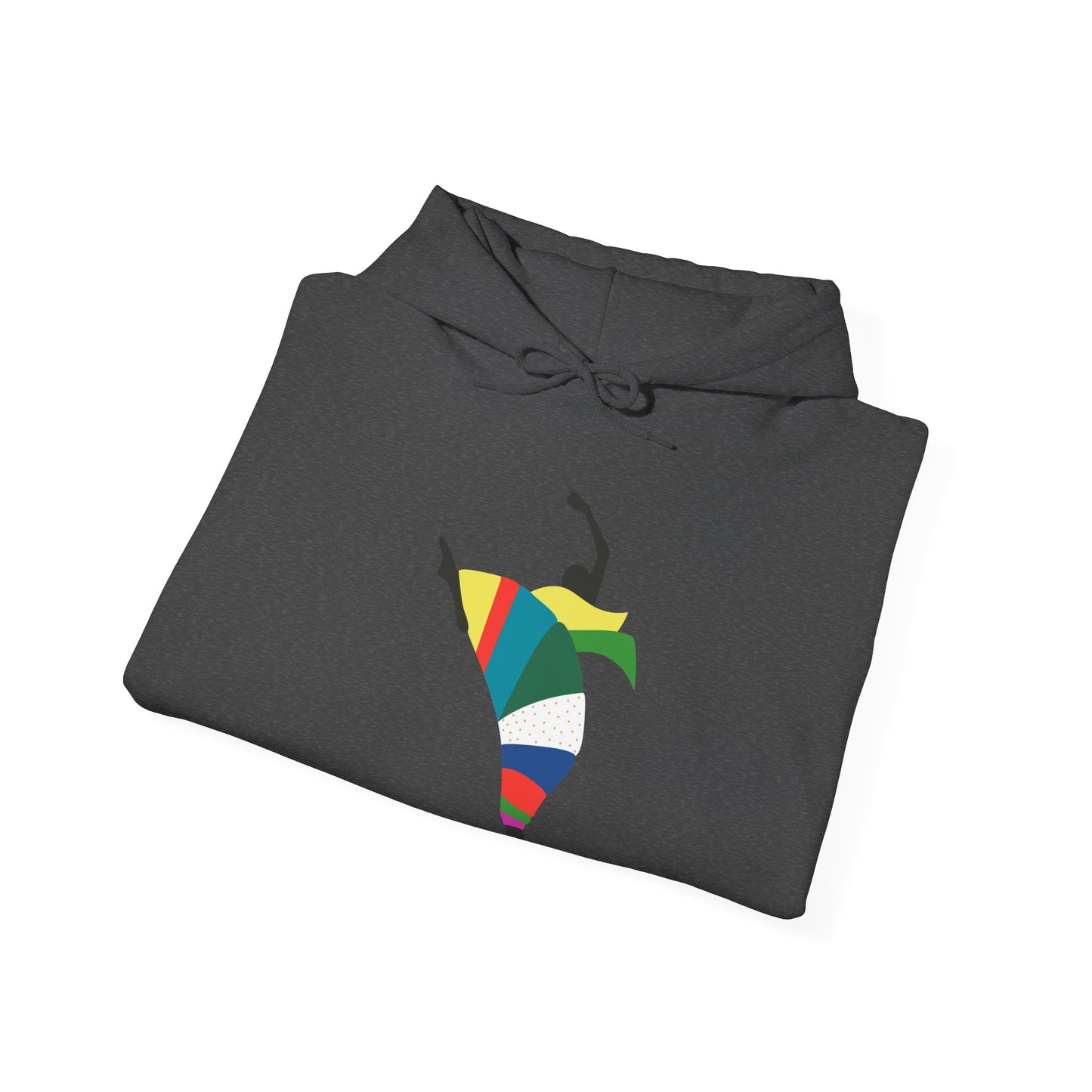 Dance is Organism Unisex Hooded Sweatshirt - Colorful Artistic Dance Design