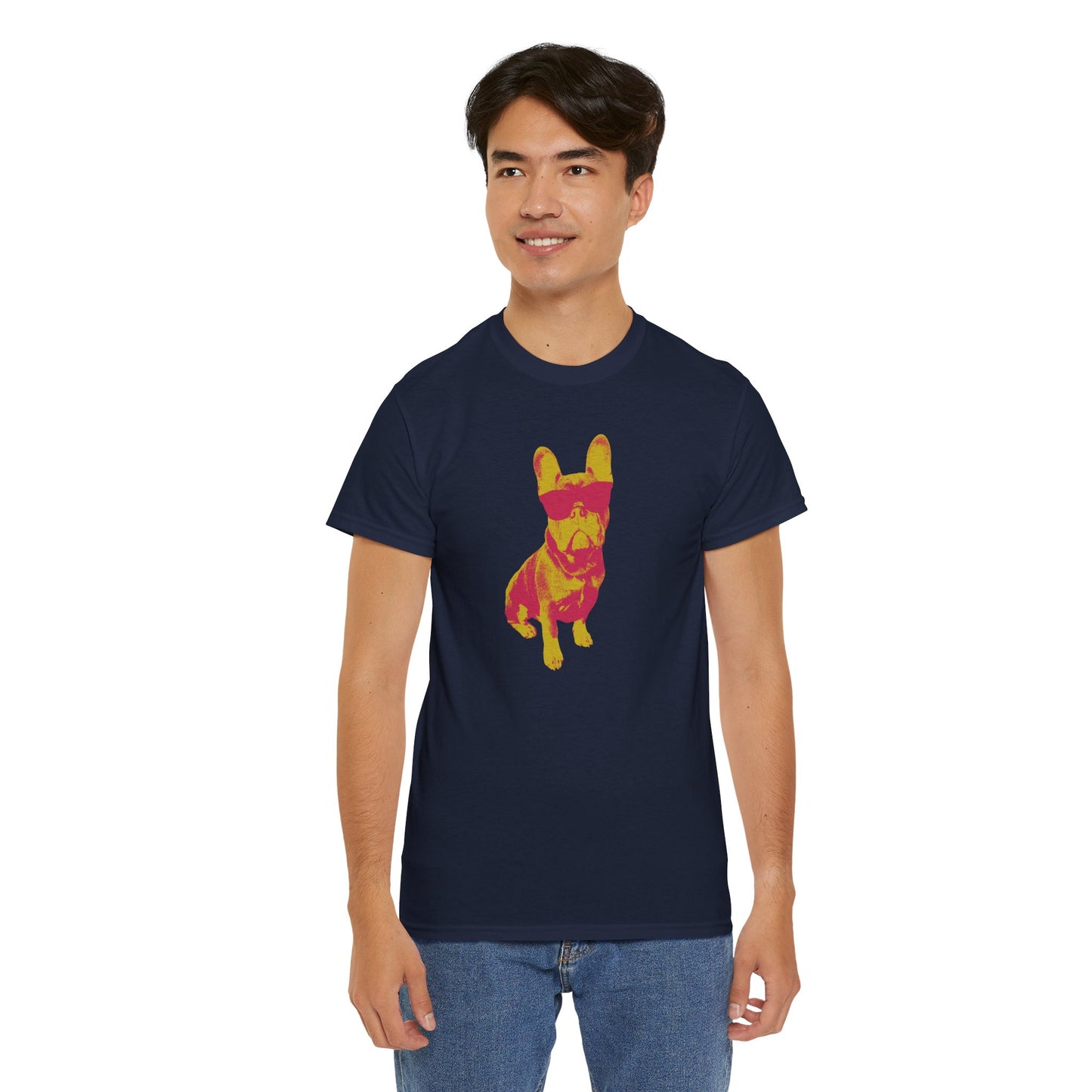 French Buldog Unisex Heavy Cotton Tee