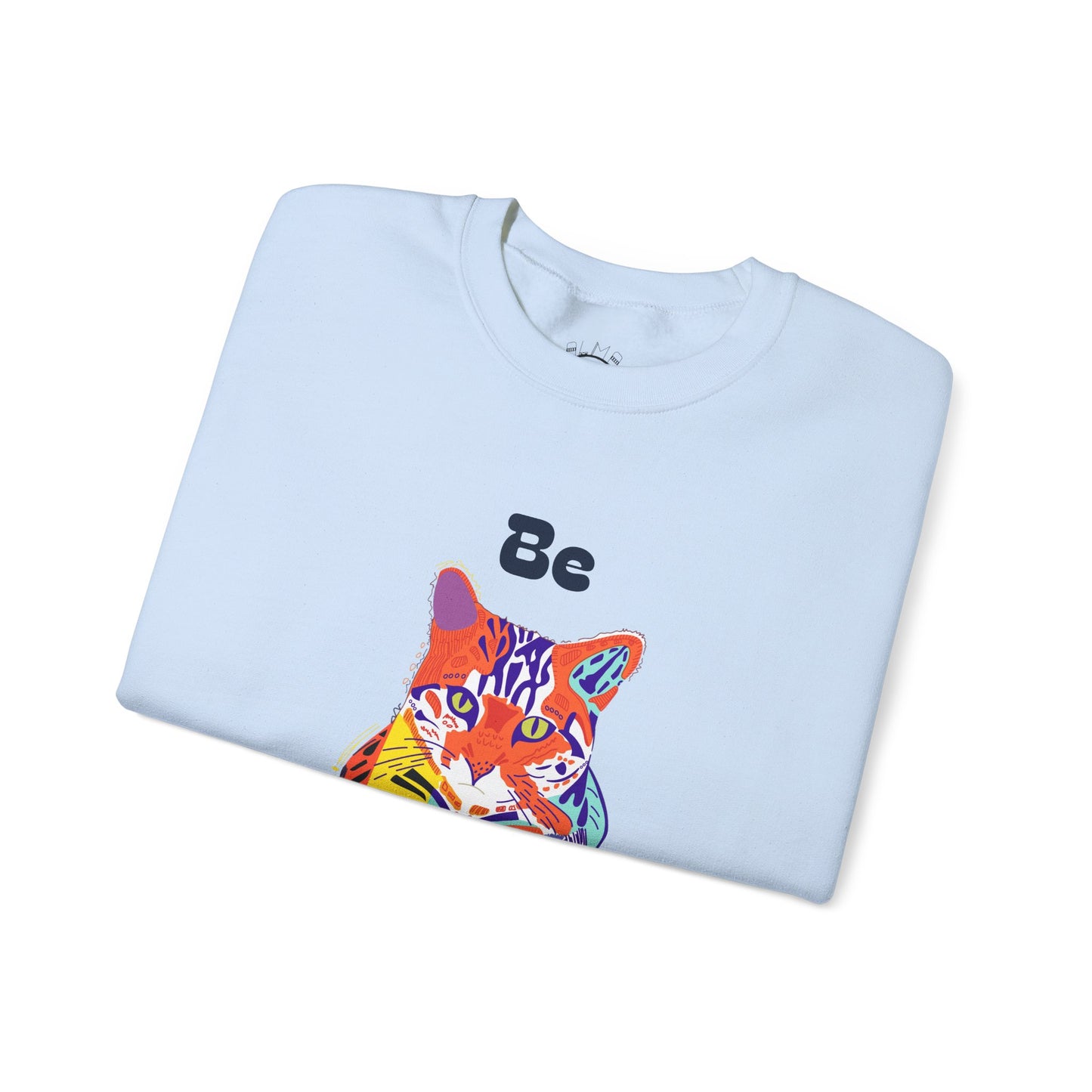 Tiger Cat Be Strong Unisex Heavy Blend™ Crewneck Sweatshirt