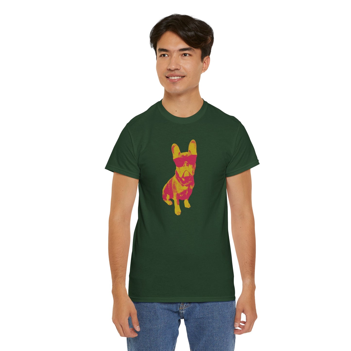 French Buldog Unisex Heavy Cotton Tee