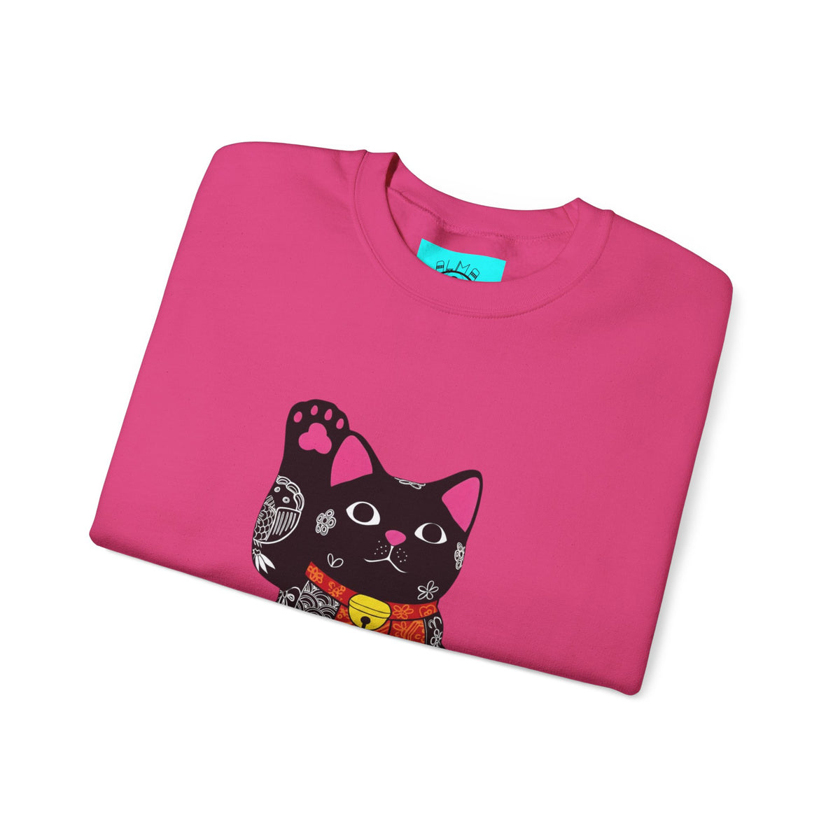 Good luck cat Unisex Heavy Blend™ Crewneck Sweatshirt