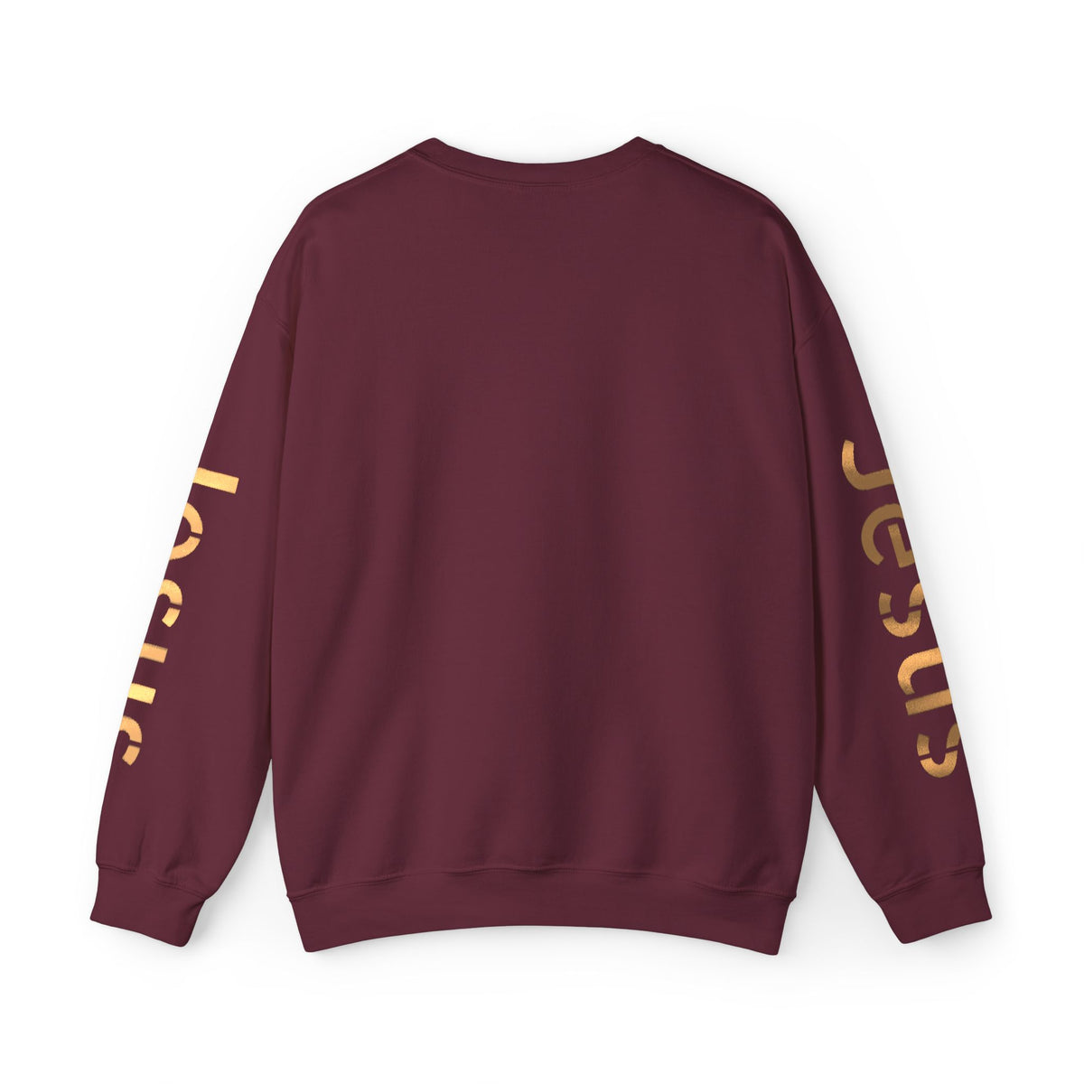 Jesus Gold Script Crewneck Sweatshirt