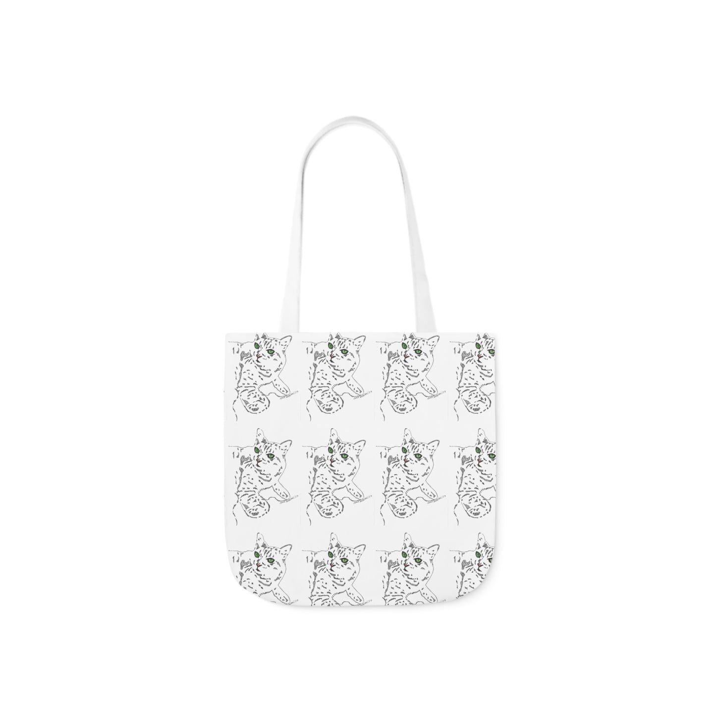 Abstract Cat tote bag