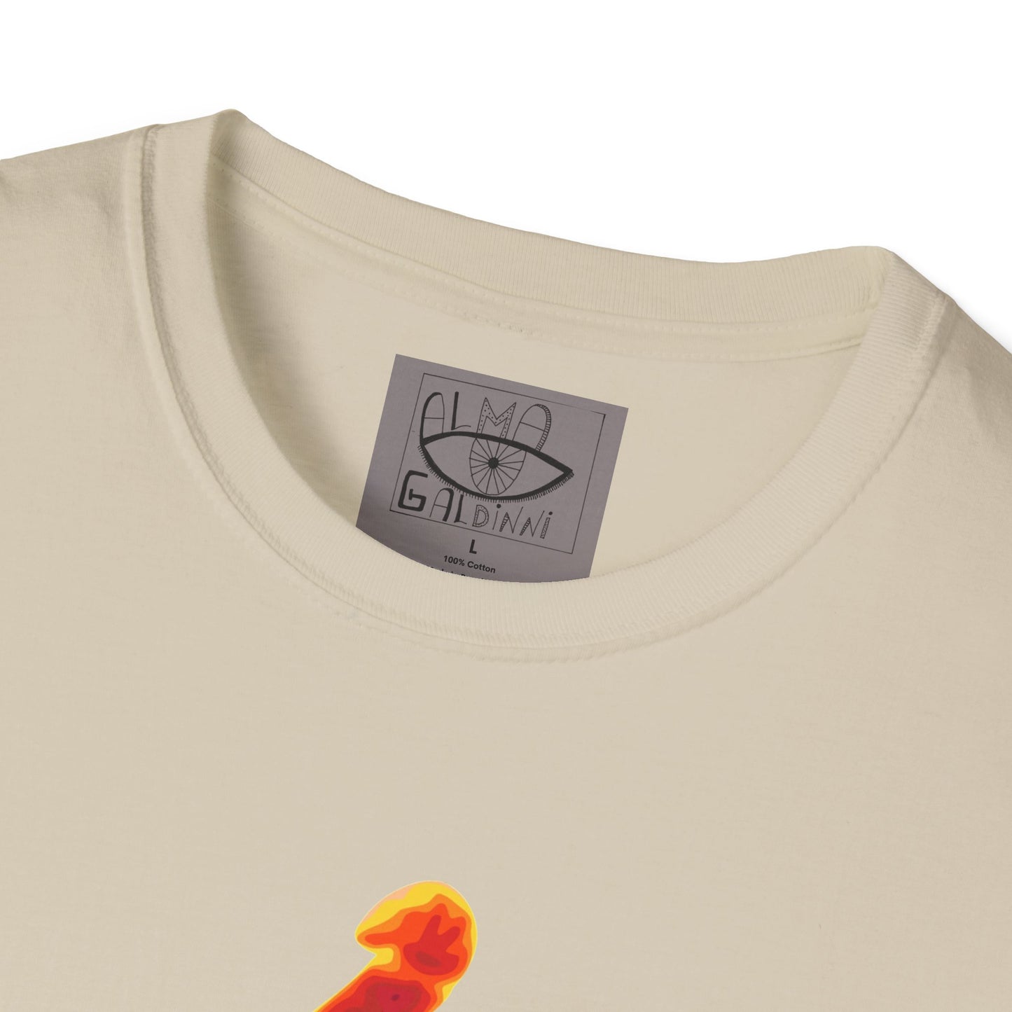 Bright Ginger Cat Unisex Softstyle T-Shirt