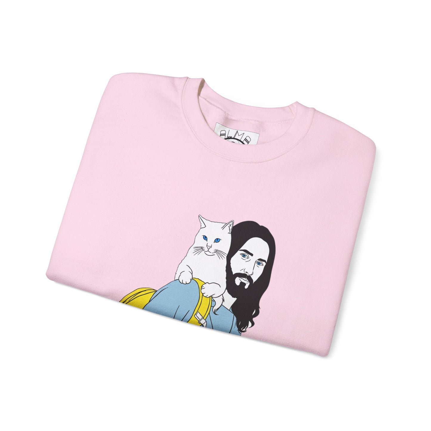 Jeus and cat Unisex Heavy Blend™ Crewneck Sweatshirt
