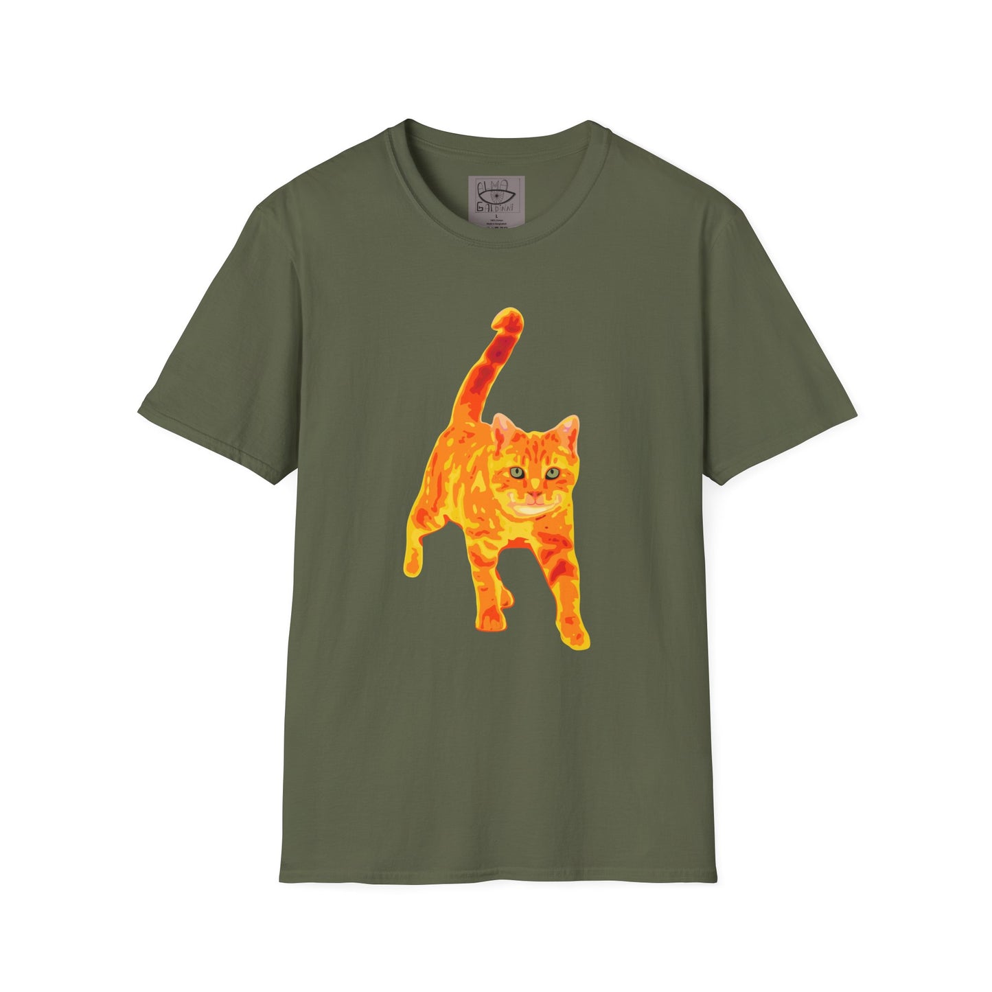Bright Ginger Cat Unisex Softstyle T-Shirt