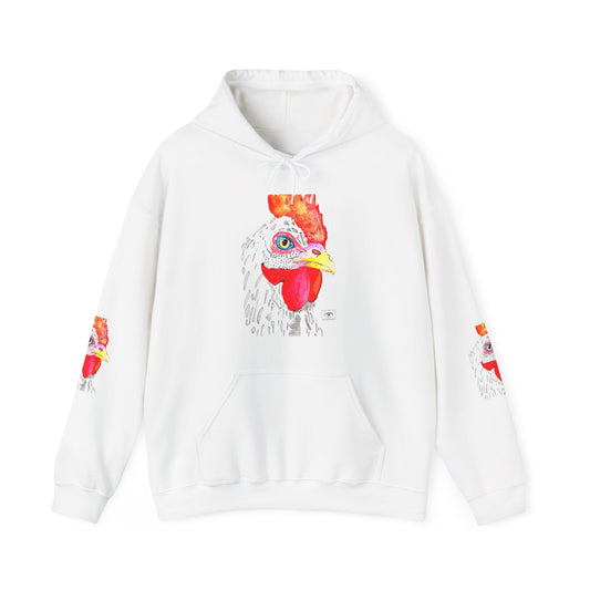Colorful Chicken Art Hoodie - Unisex Heavy Blend Sweatshirt