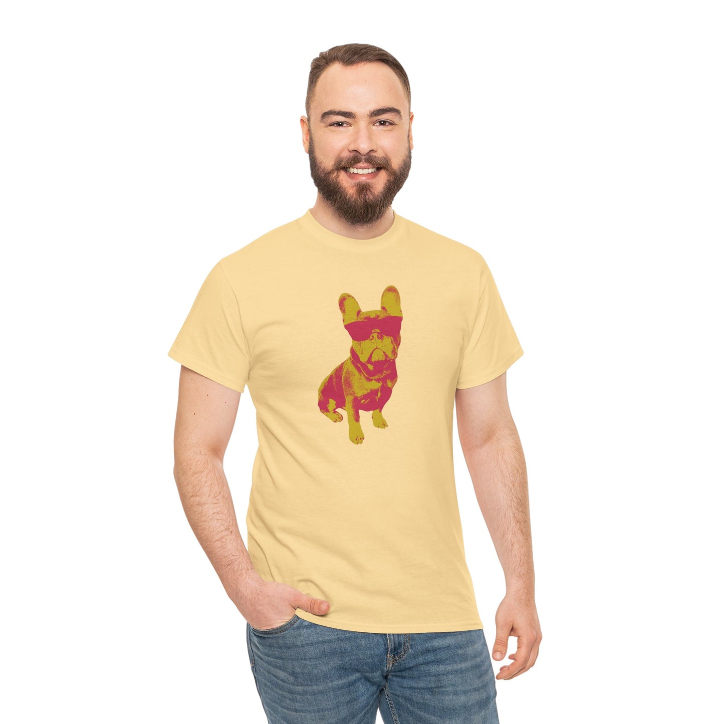 French Buldog Unisex Heavy Cotton Tee