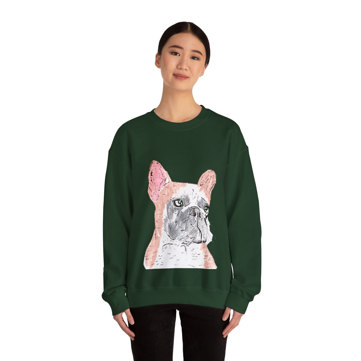 French Bulldog Art Sweatshirt - Cozy Unisex Crewneck for Dog Lovers