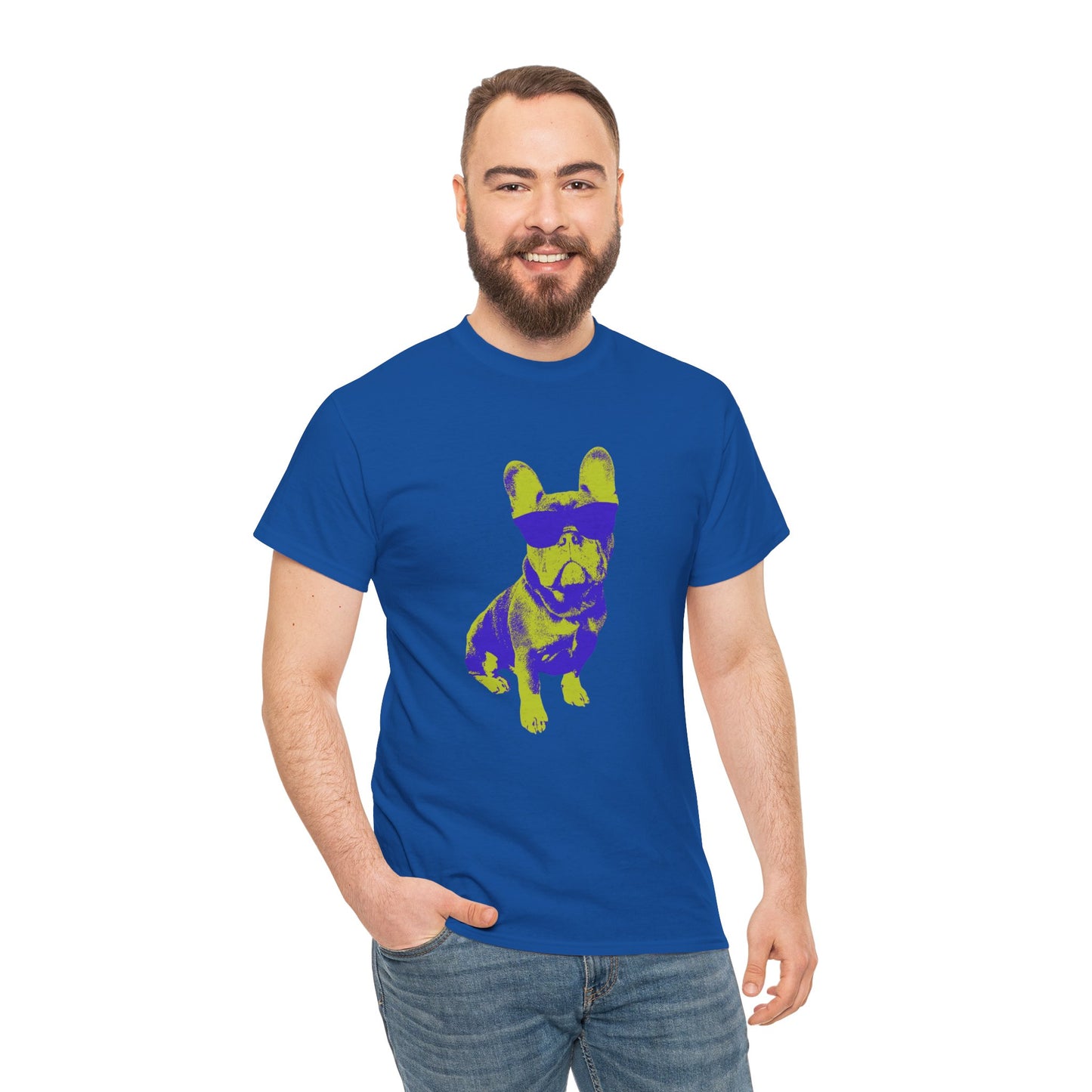 French Buldog Unisex Heavy Cotton Tee
