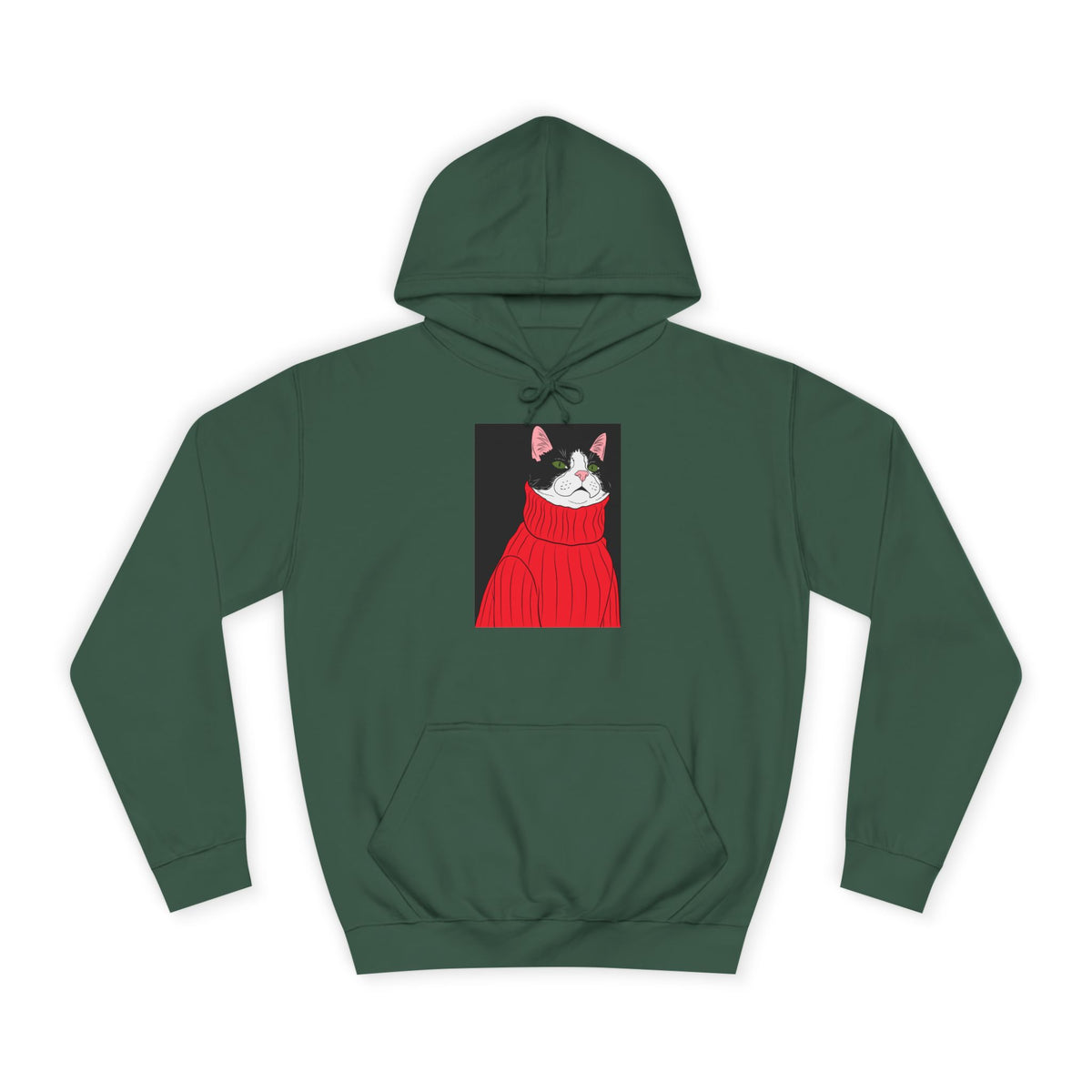 Lazy cat Unisex College Hoodie