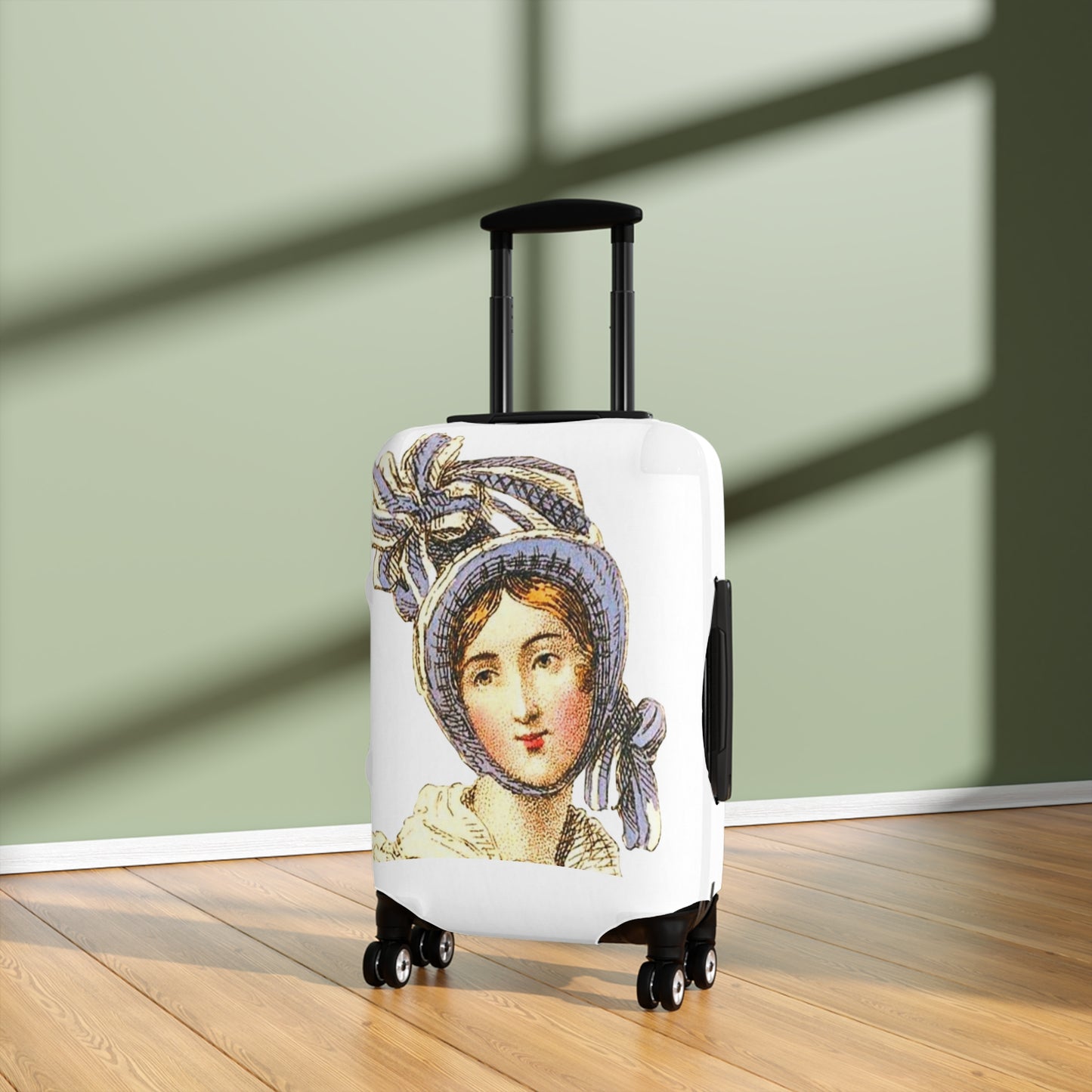 Jane Austen Inspired Luggage Cover, Personalized Travel Accessory, Unique Gift for Travelers, Suitcase Protector, Elegant Travel Decor, [...]