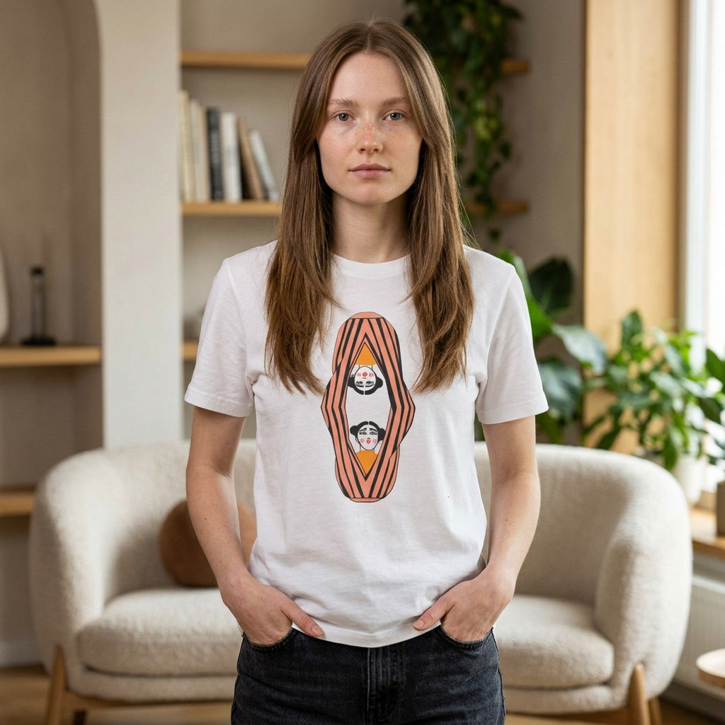 Twins Frida Khalo  Graphic Unisex Softstyle T-Shirt