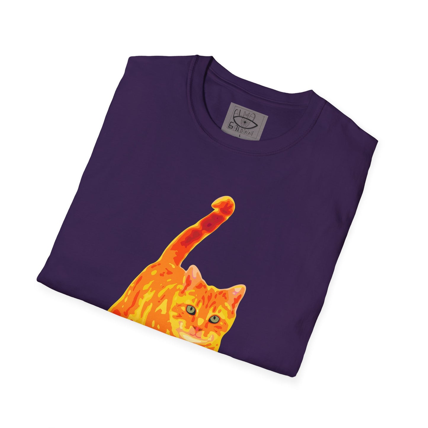 Bright Ginger Cat Unisex Softstyle T-Shirt