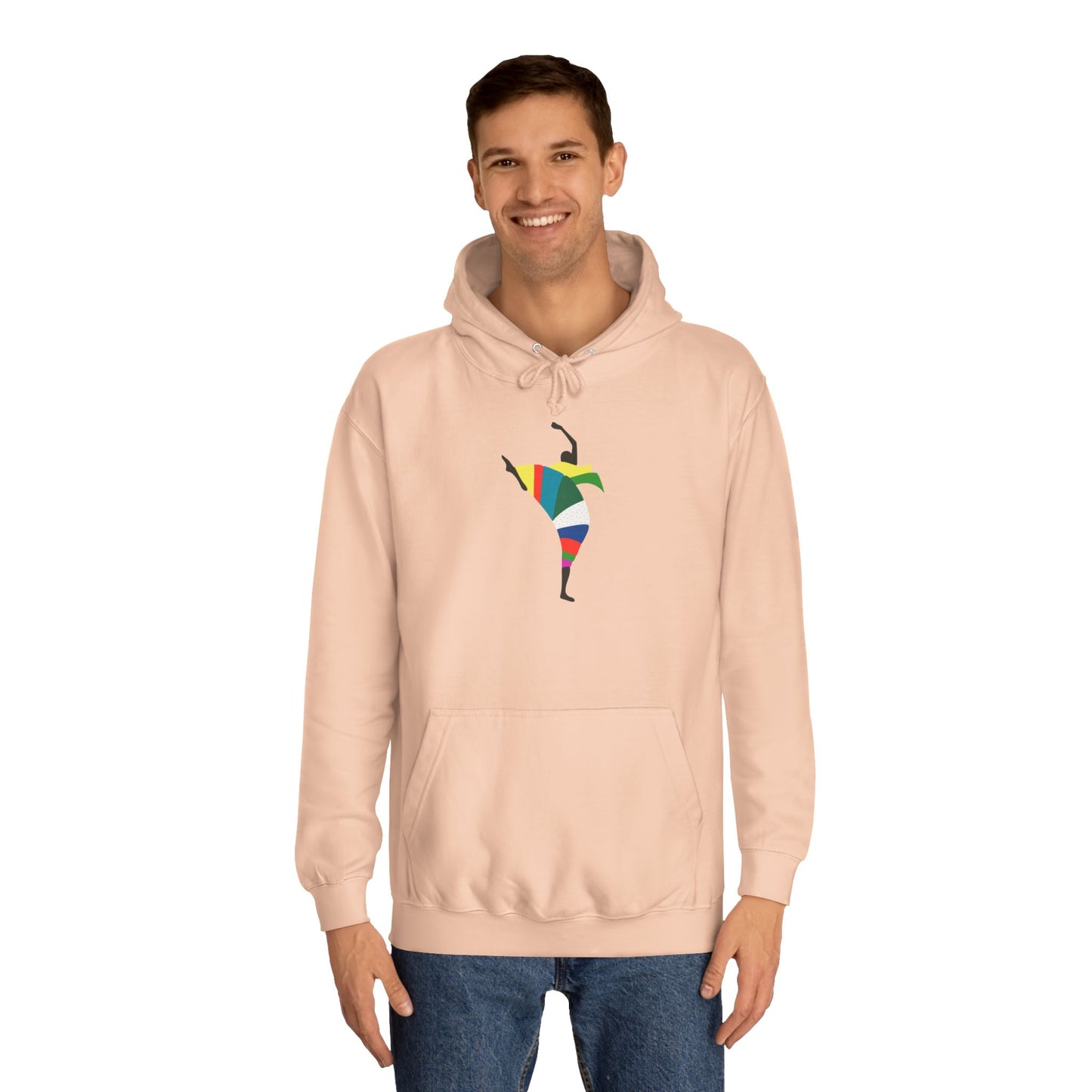 Colorful Dancer Unisex College Hoodie - Stylish Daily Wear