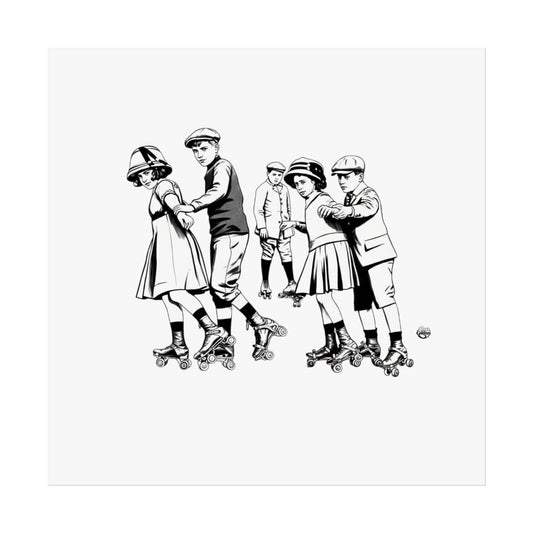 Rolling on the street Fine Art Posters