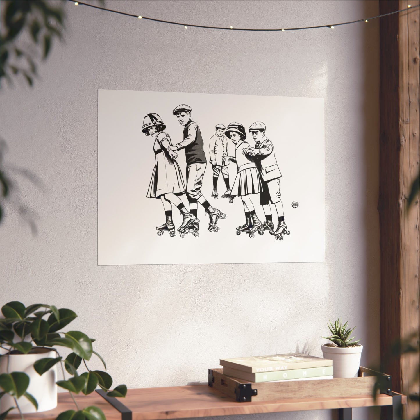 Rolling on the street Fine Art Posters