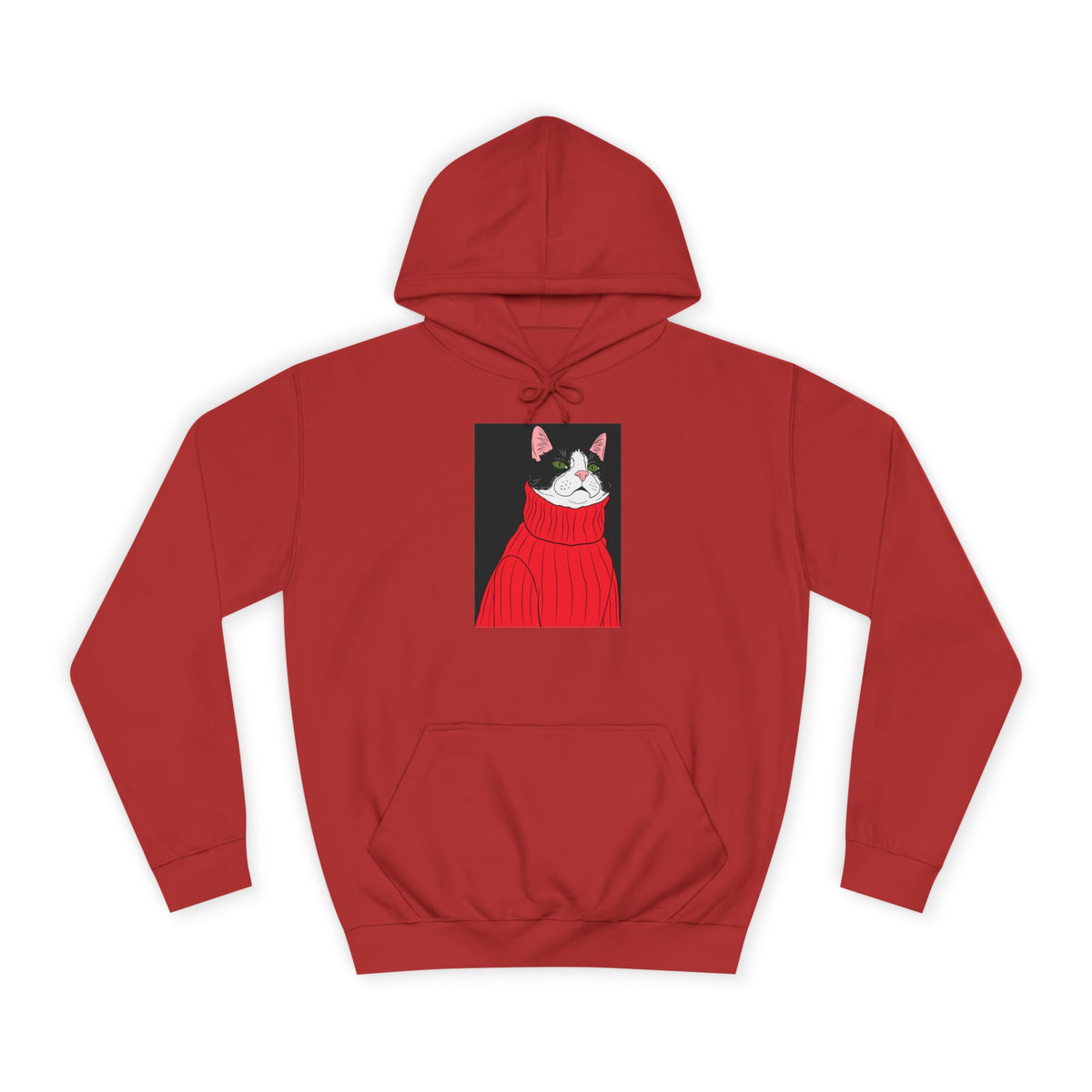 Lazy cat Unisex College Hoodie