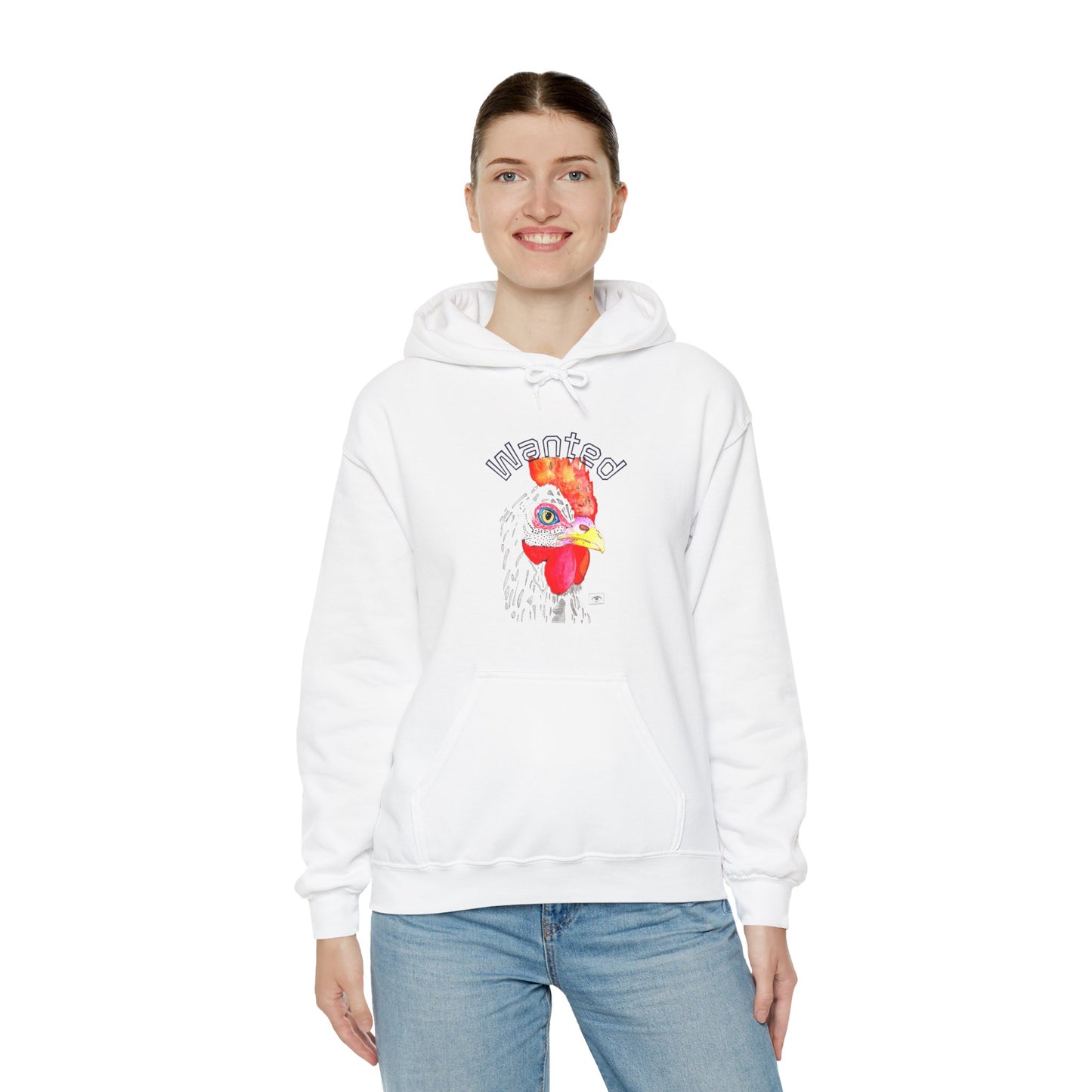 Funny Chicken Graphic Hoodie - Unisex Heavy Blend Sweatshirt