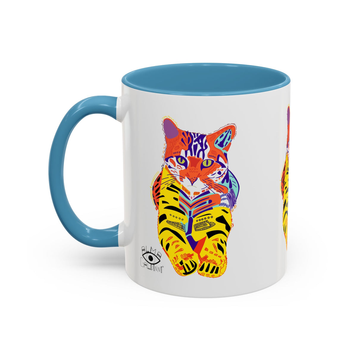 Tiger Cat Accent Coffee Mug (11, 15oz)