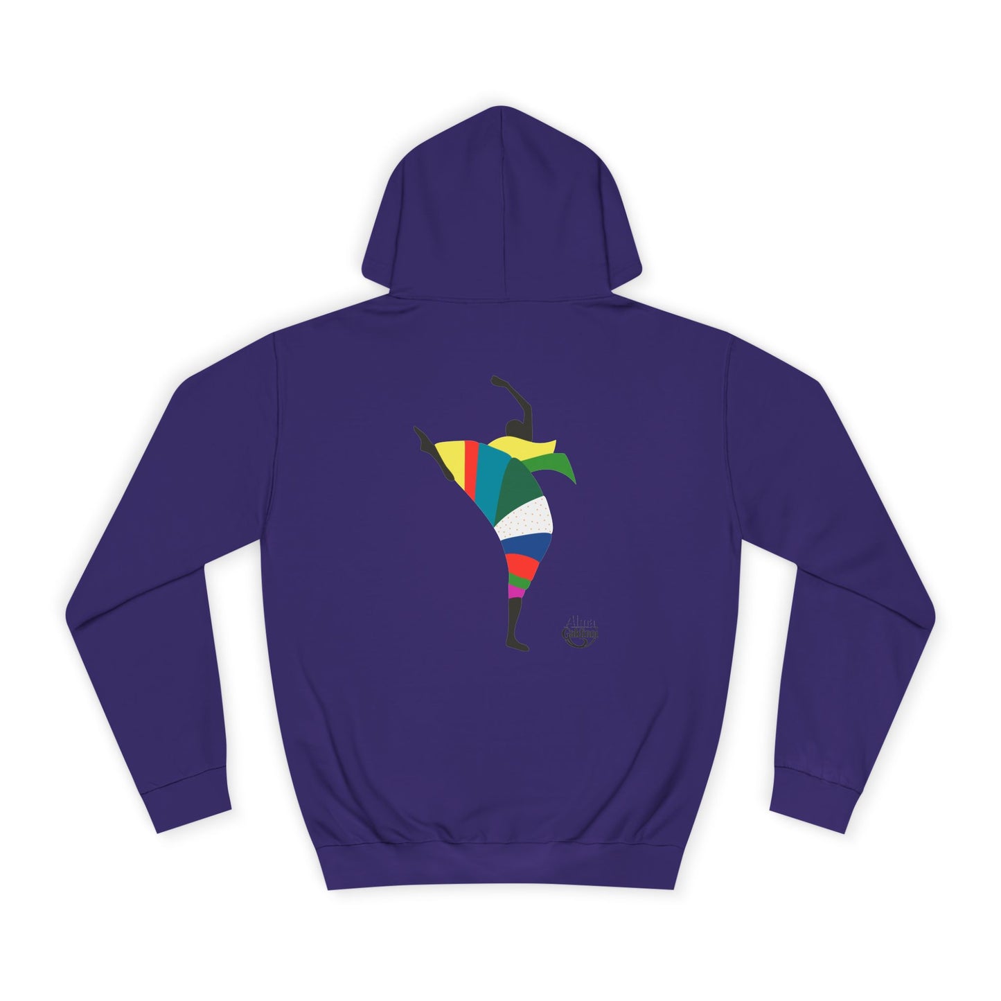 Colorful Dancer Unisex College Hoodie - Stylish Daily Wear