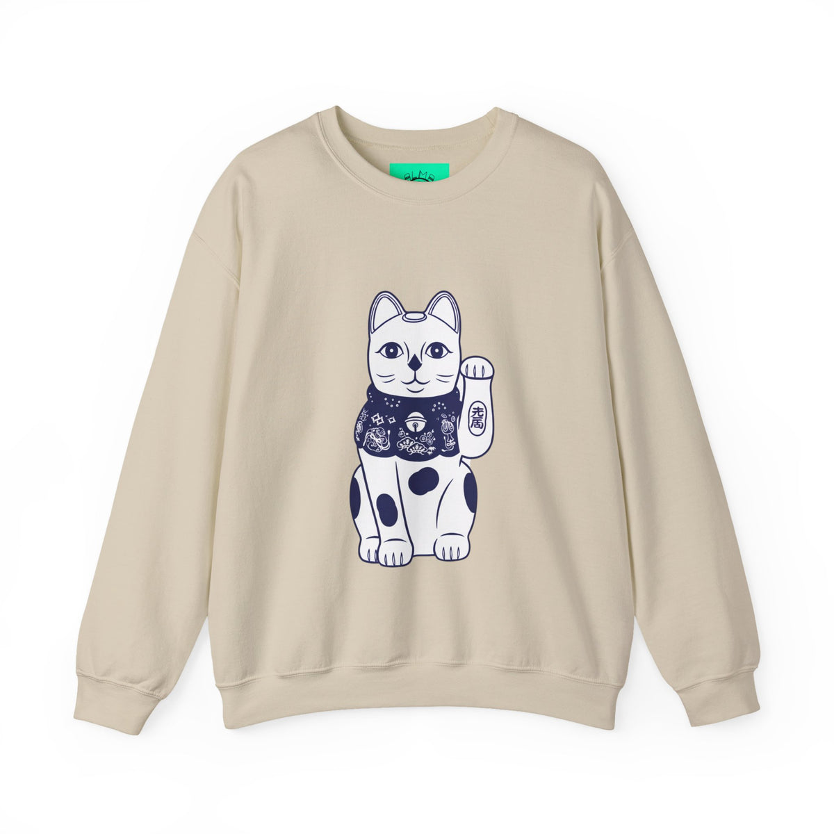 Good Luck Cat Unisex Heavy Blend™ Crewneck Sweatshirt