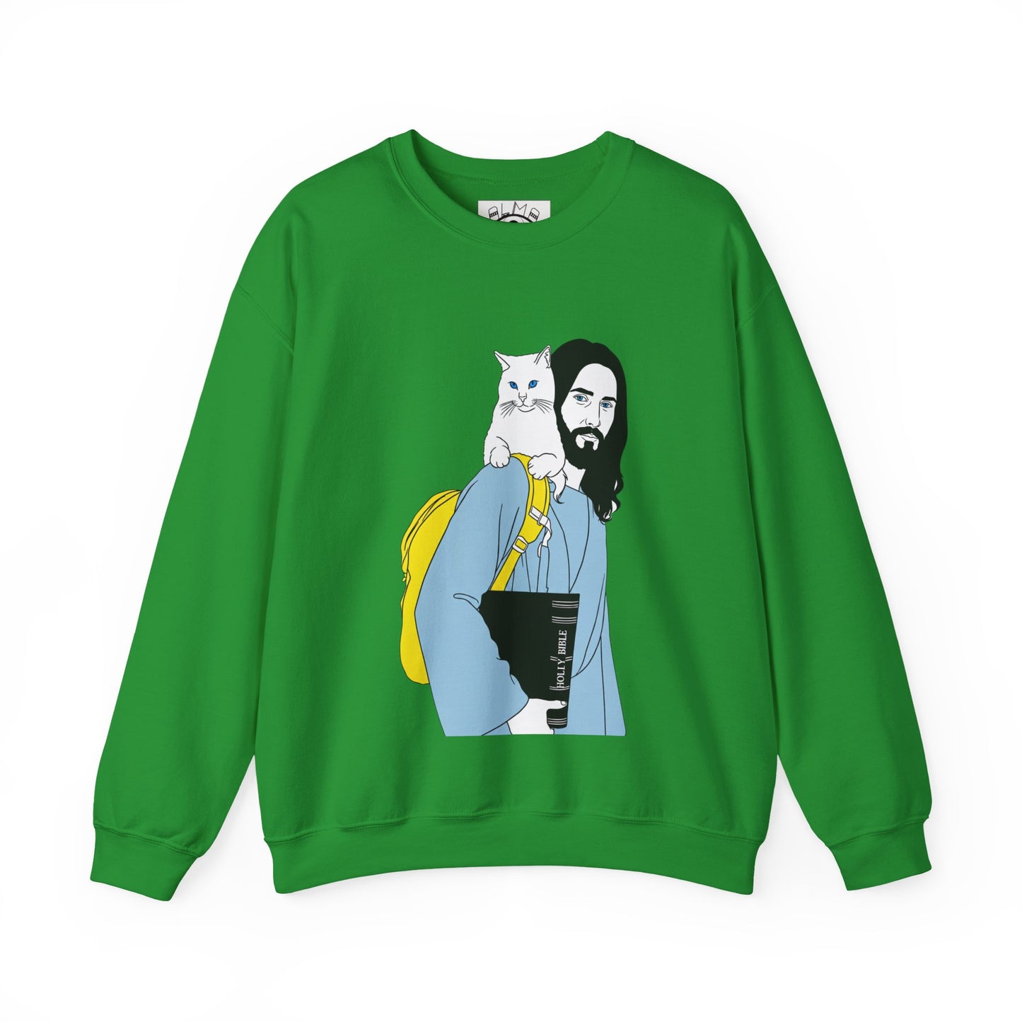 Jeus and cat Unisex Heavy Blend™ Crewneck Sweatshirt