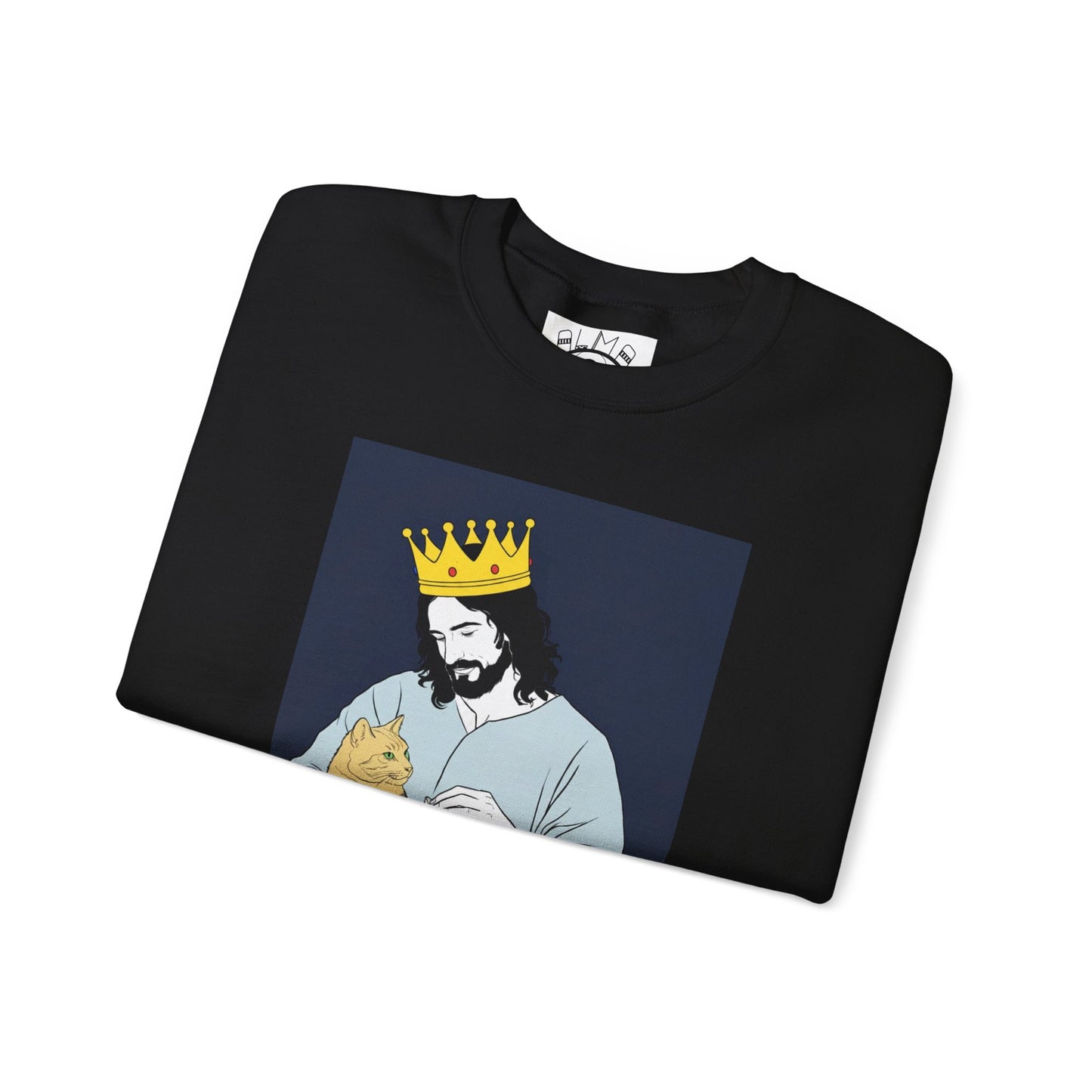 Jeus and cat Unisex Heavy Blend™ Crewneck Sweatshirt