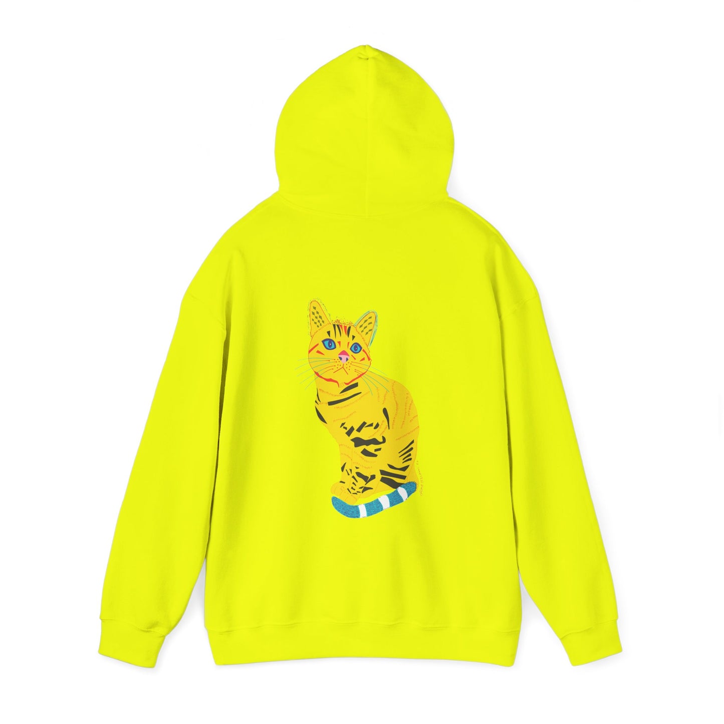 Yellow Cat Unisex Heavy Blend™ Hooded Sweatshirt