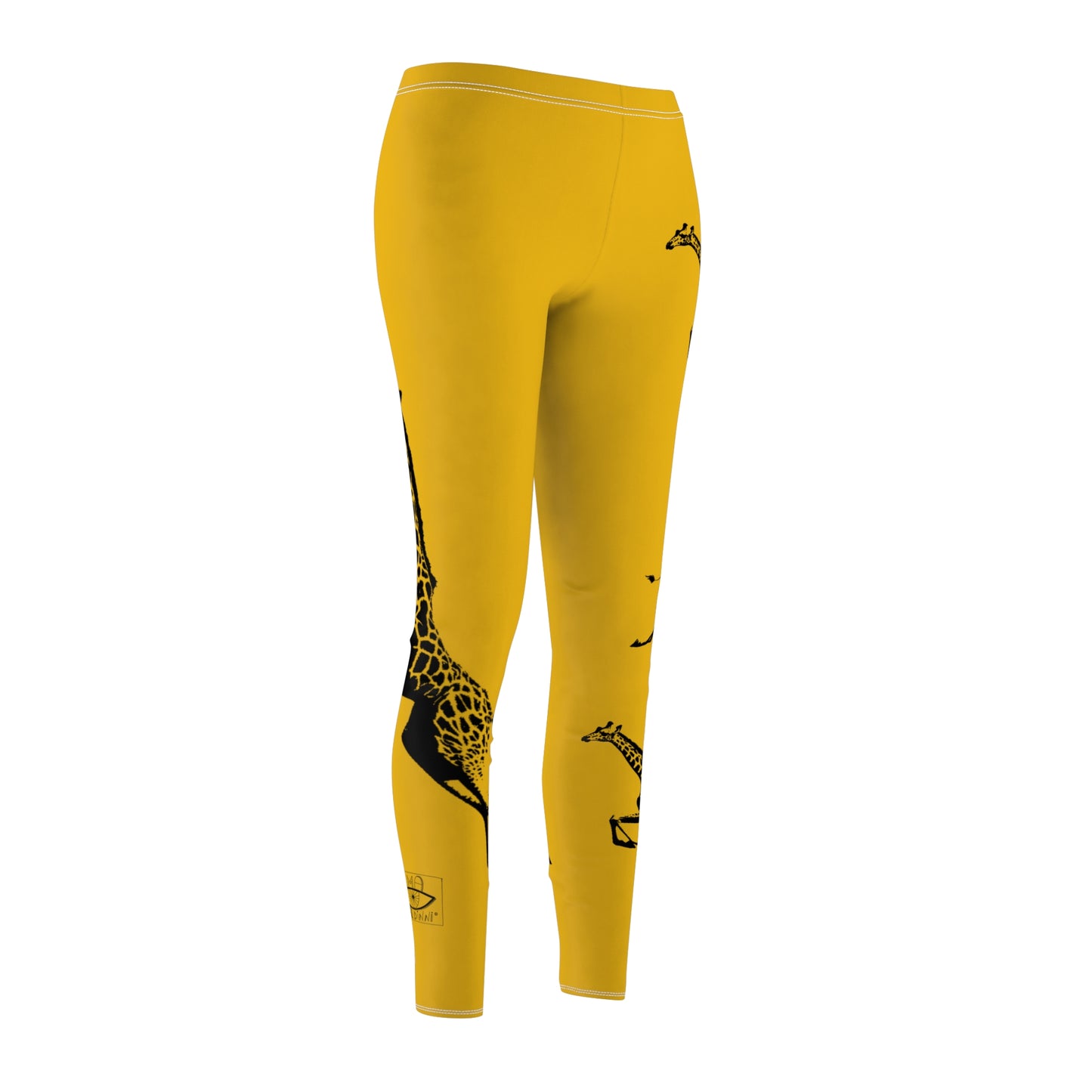 Giraffe Print Casual Leggings, Stylish Activewear, Yoga Pants, Gifts for Animal Lovers, Summer Fashion, Unique Workout Gear