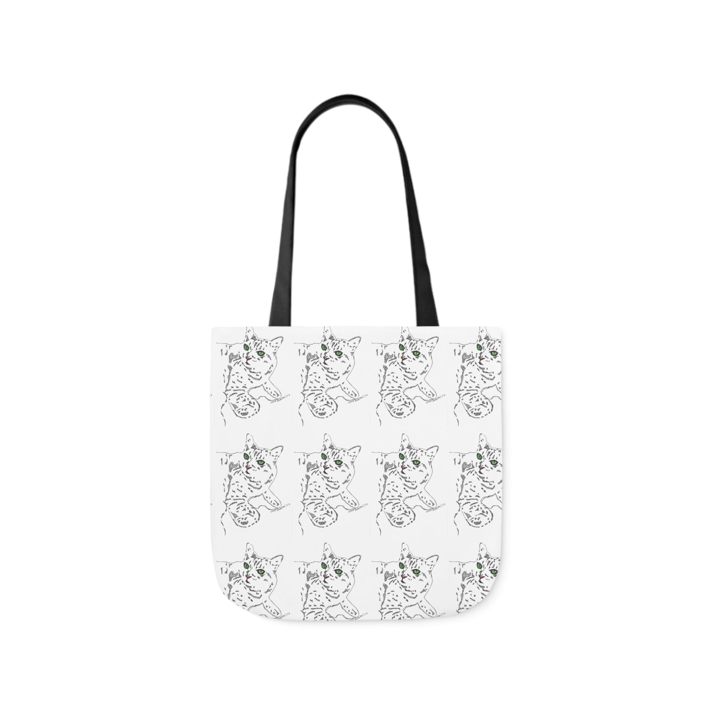 Abstract Cat tote bag