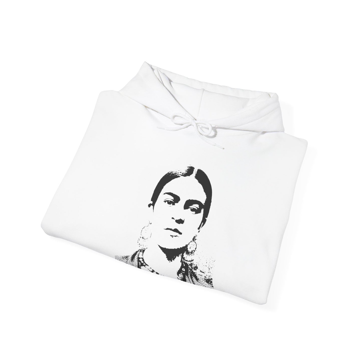 Frida Kahlo Inspired Hooded Sweatshirt - Unisex Warm Hoodie, Art Lover Gift, Vintage Style Clothes, Bohemian Fashion, Cozy Casual Wear