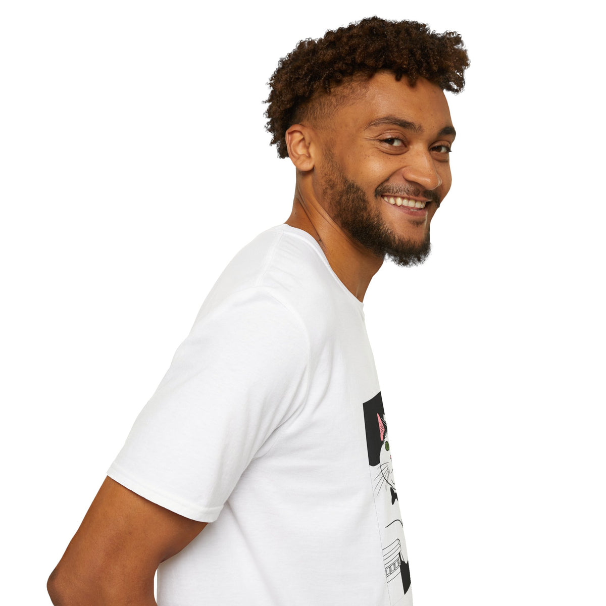 Mister Cat Unisex Softstyle T-Shirt