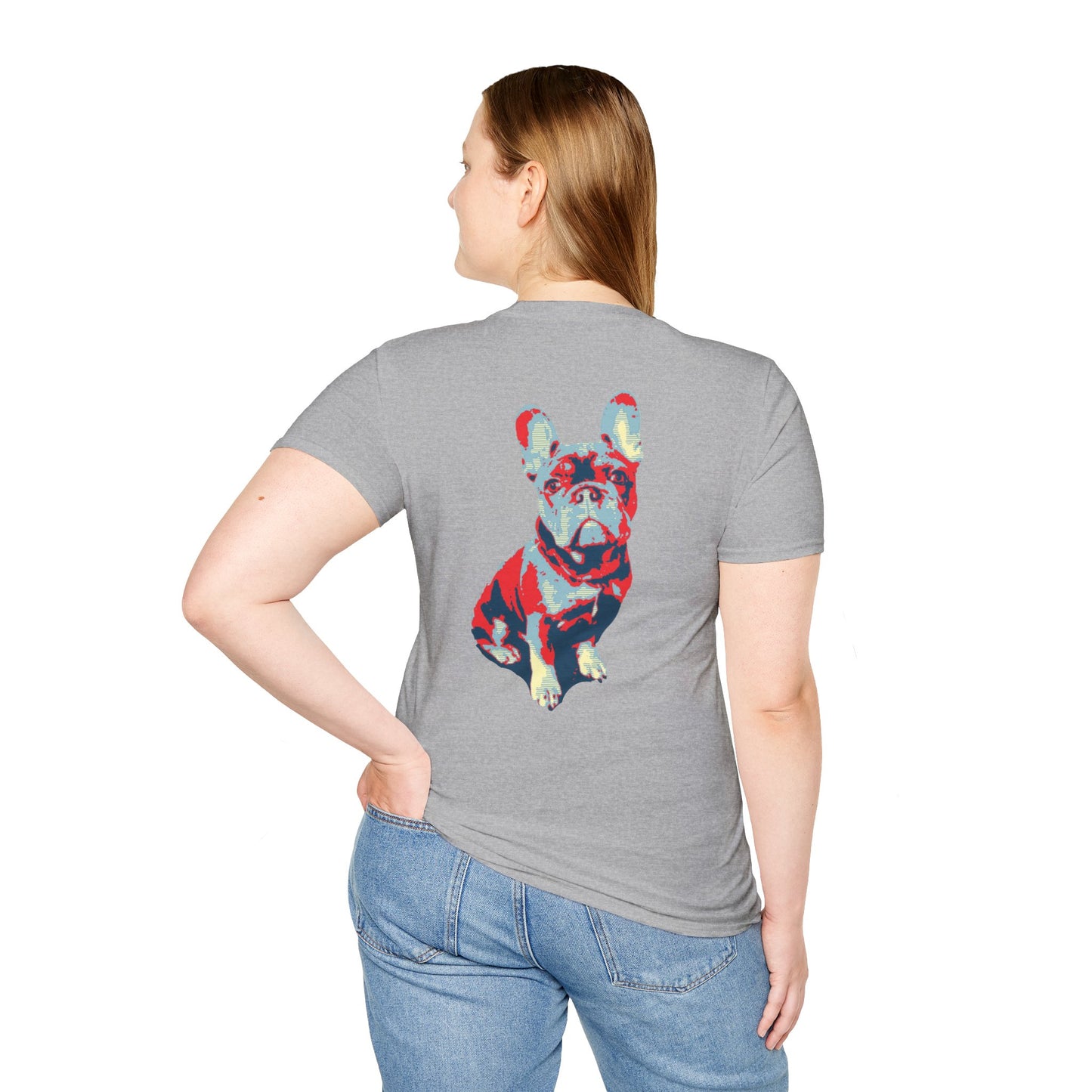 French Buldog Unisex Softstyle T-Shirt