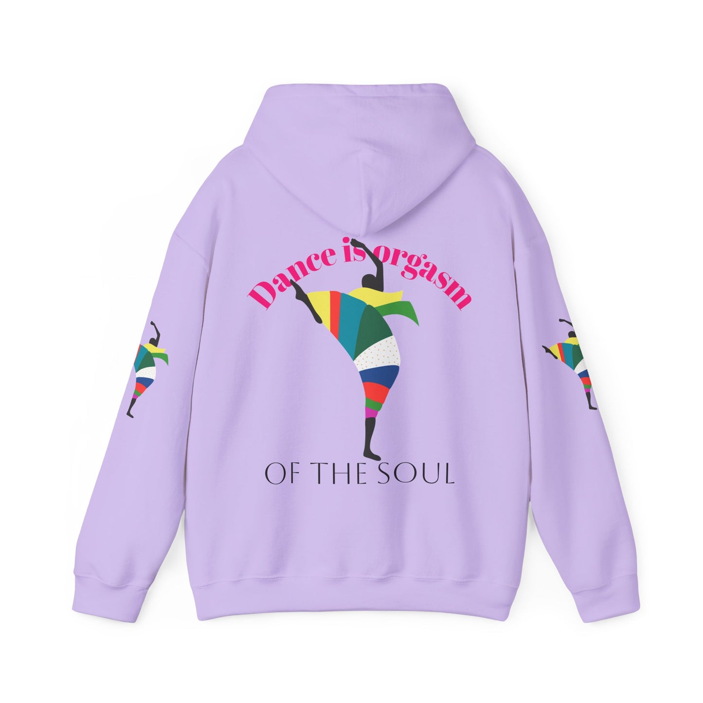 Dance is Organism Unisex Hooded Sweatshirt - Colorful Artistic Dance Design