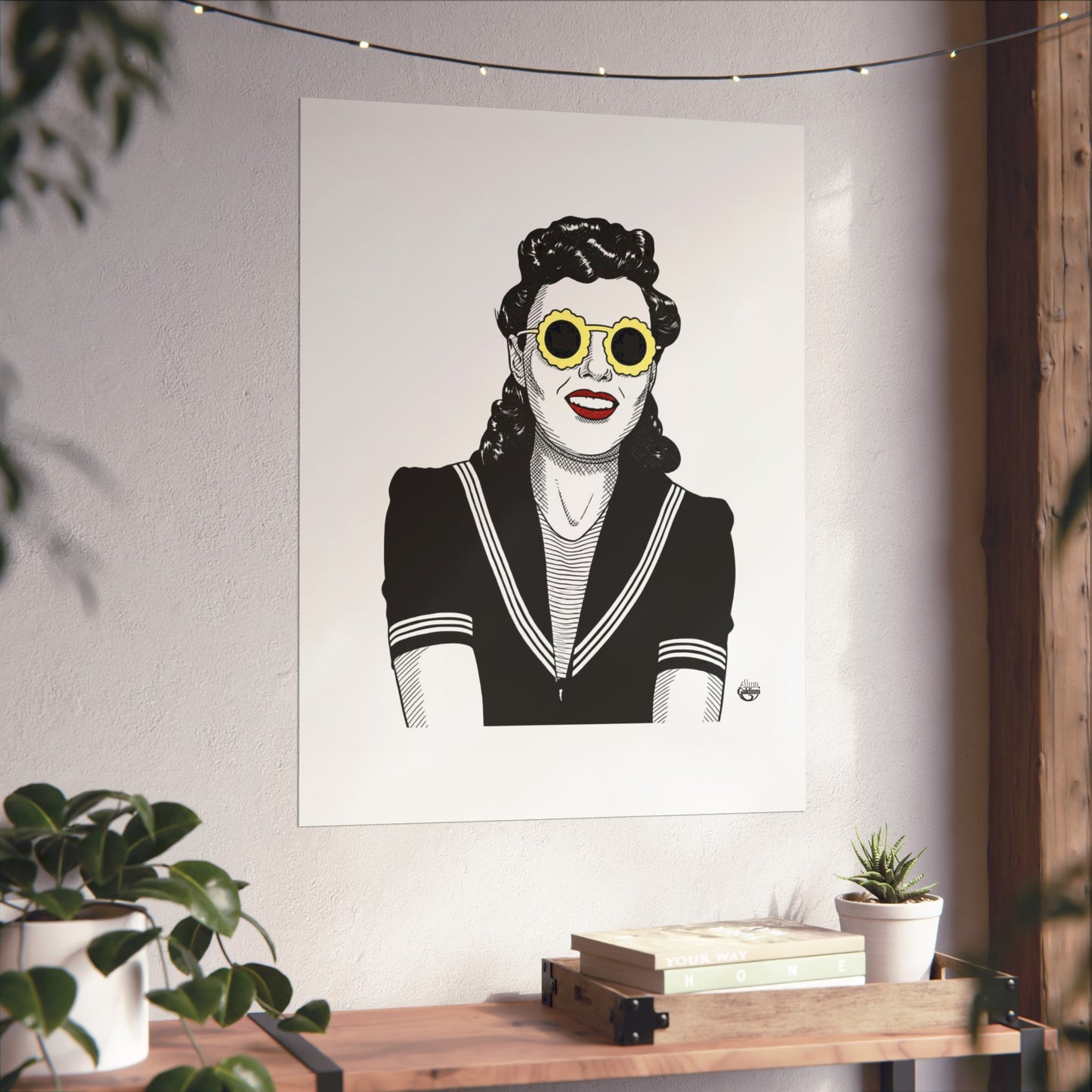 Beach girl Fine Art Posters