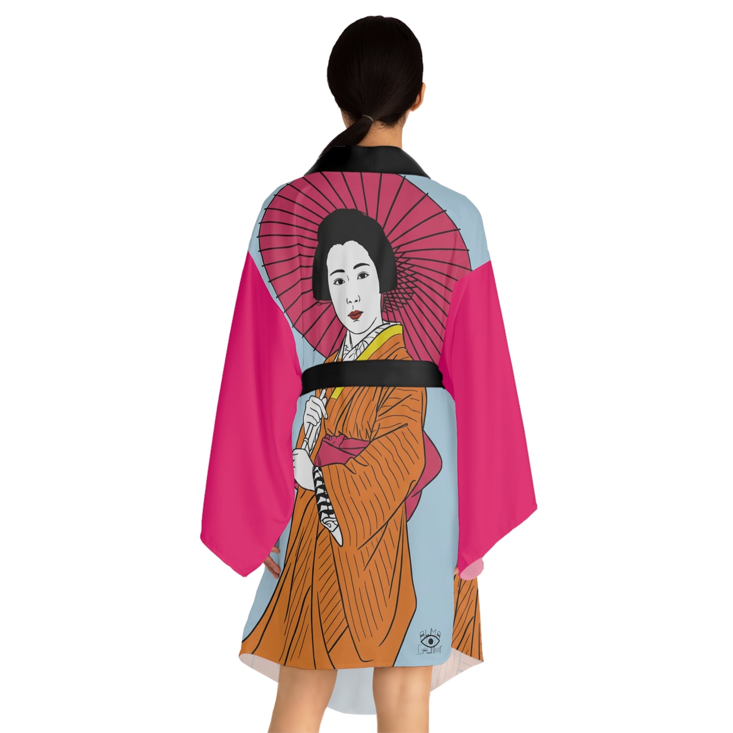 Unique Gueisha  Long Sleeve Kimono Robe (AOP)