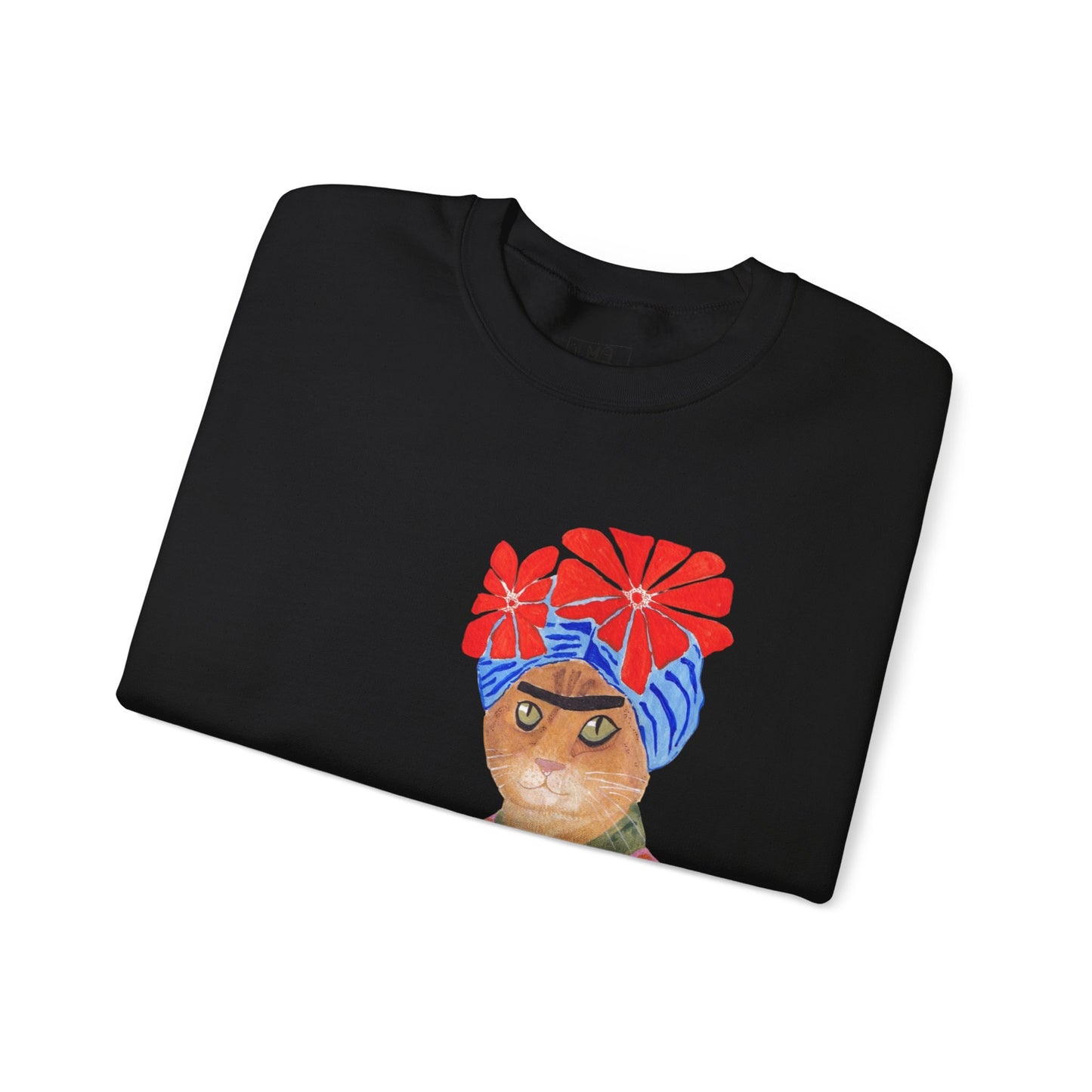 Frida Cat Unisex Heavy Blend™ Crewneck Sweatshirt