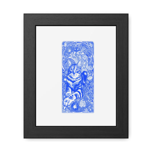 Art Nouveaux Cat Framed Posters