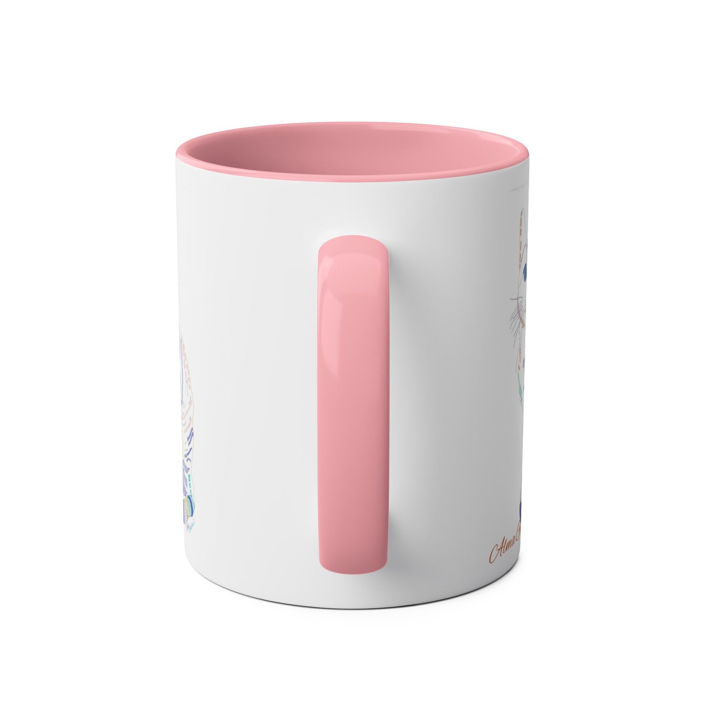 White Cat Mug