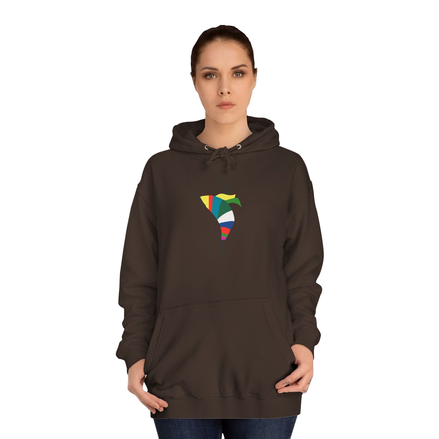 Colorful Dancer Unisex College Hoodie - Stylish Daily Wear