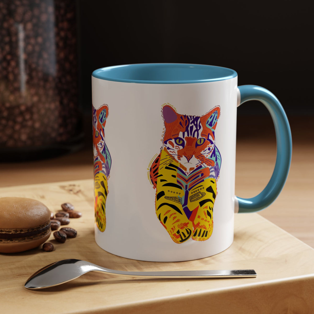 Tiger Cat Accent Coffee Mug (11, 15oz)