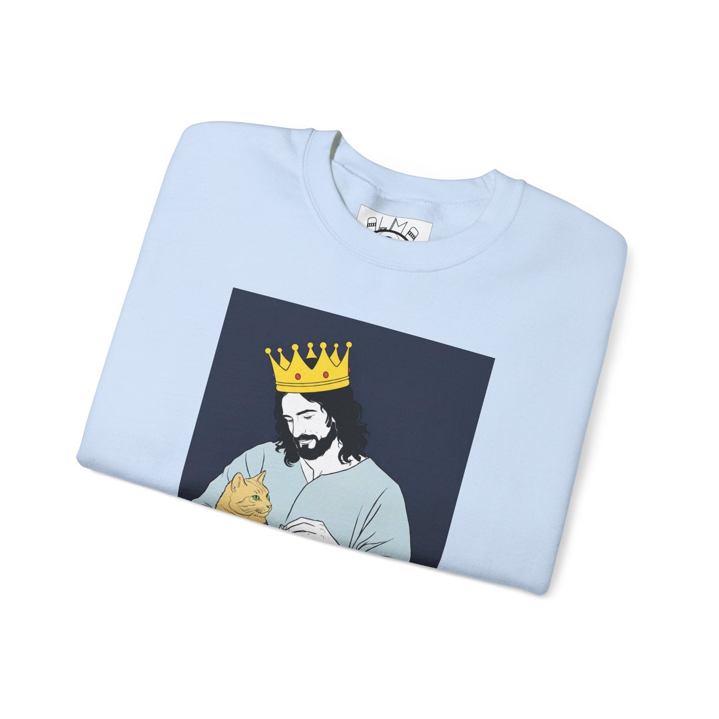 Jeus and cat Unisex Heavy Blend™ Crewneck Sweatshirt