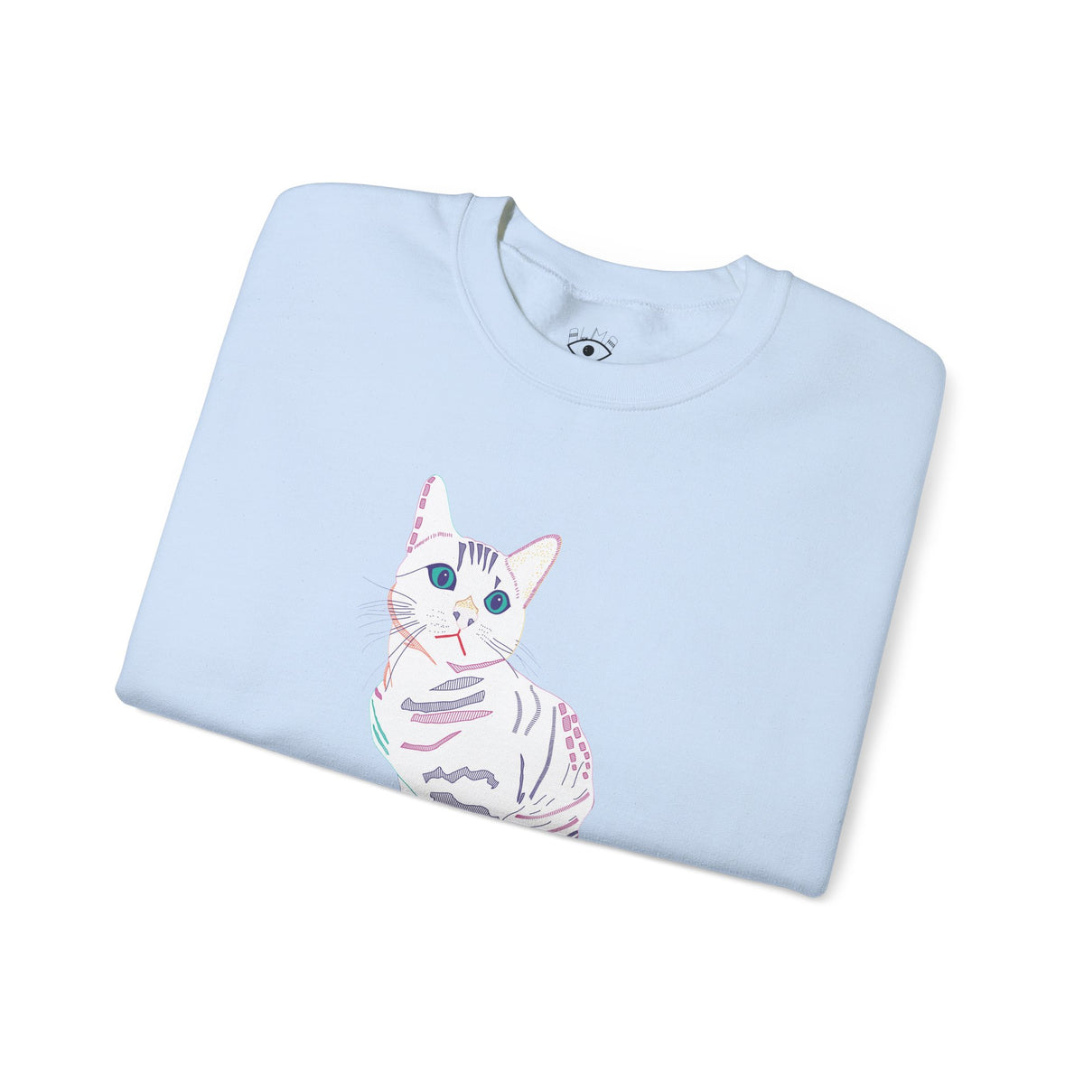 White Cat Unisex Heavy Blend™ Crewneck Sweatshirt