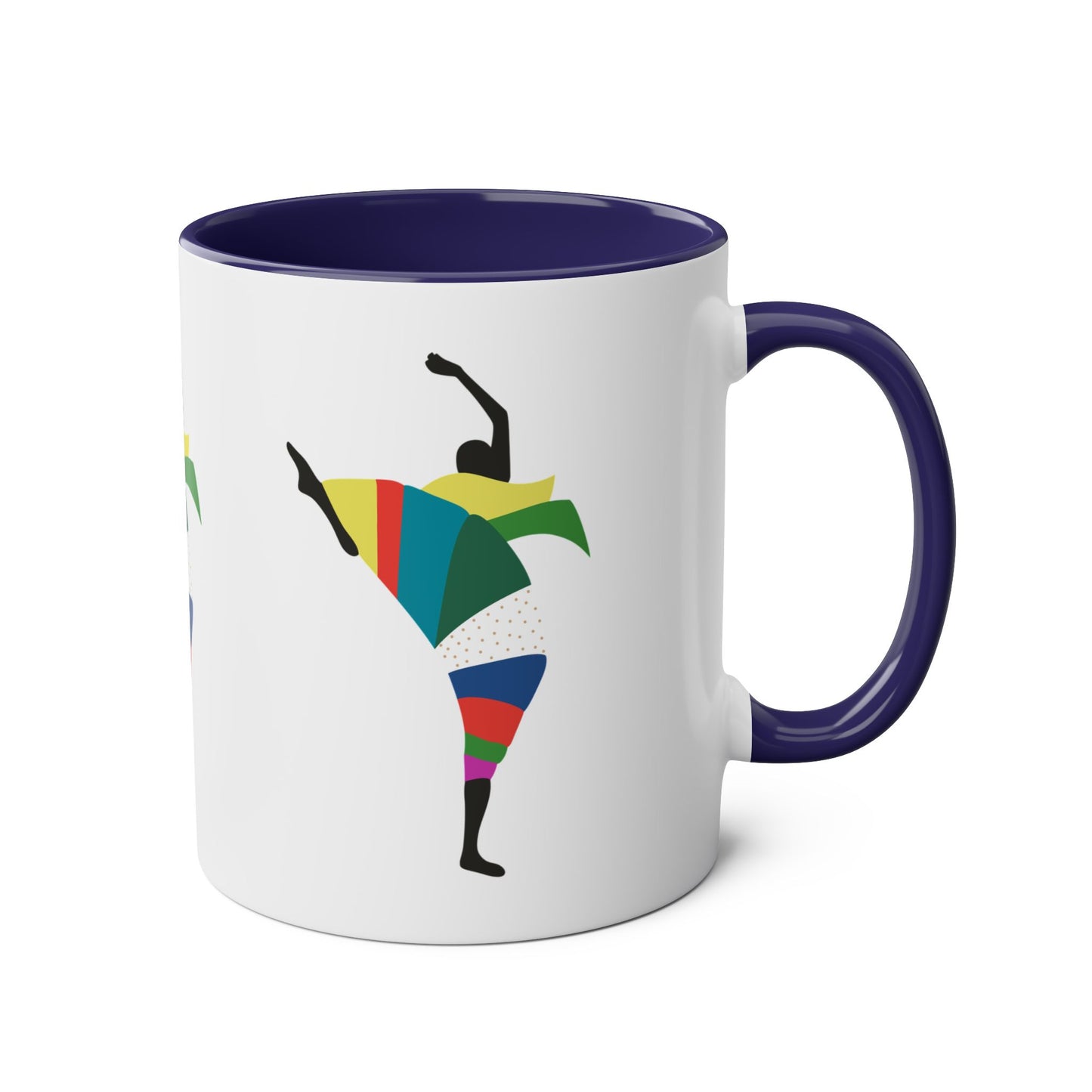 Coffee Mug - Dance is the Orgasm of Life, 11oz Two-Tone Mug