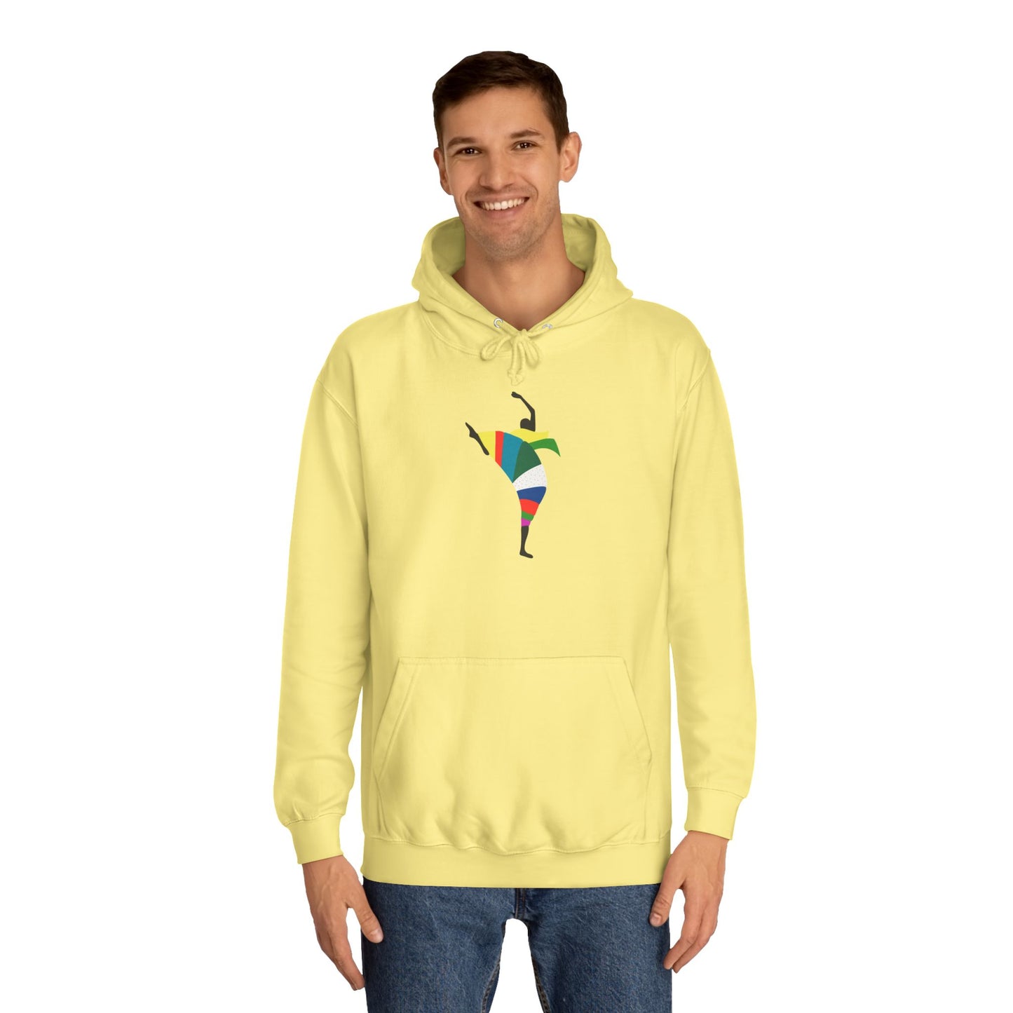 Colorful Dancer Unisex College Hoodie - Stylish Daily Wear